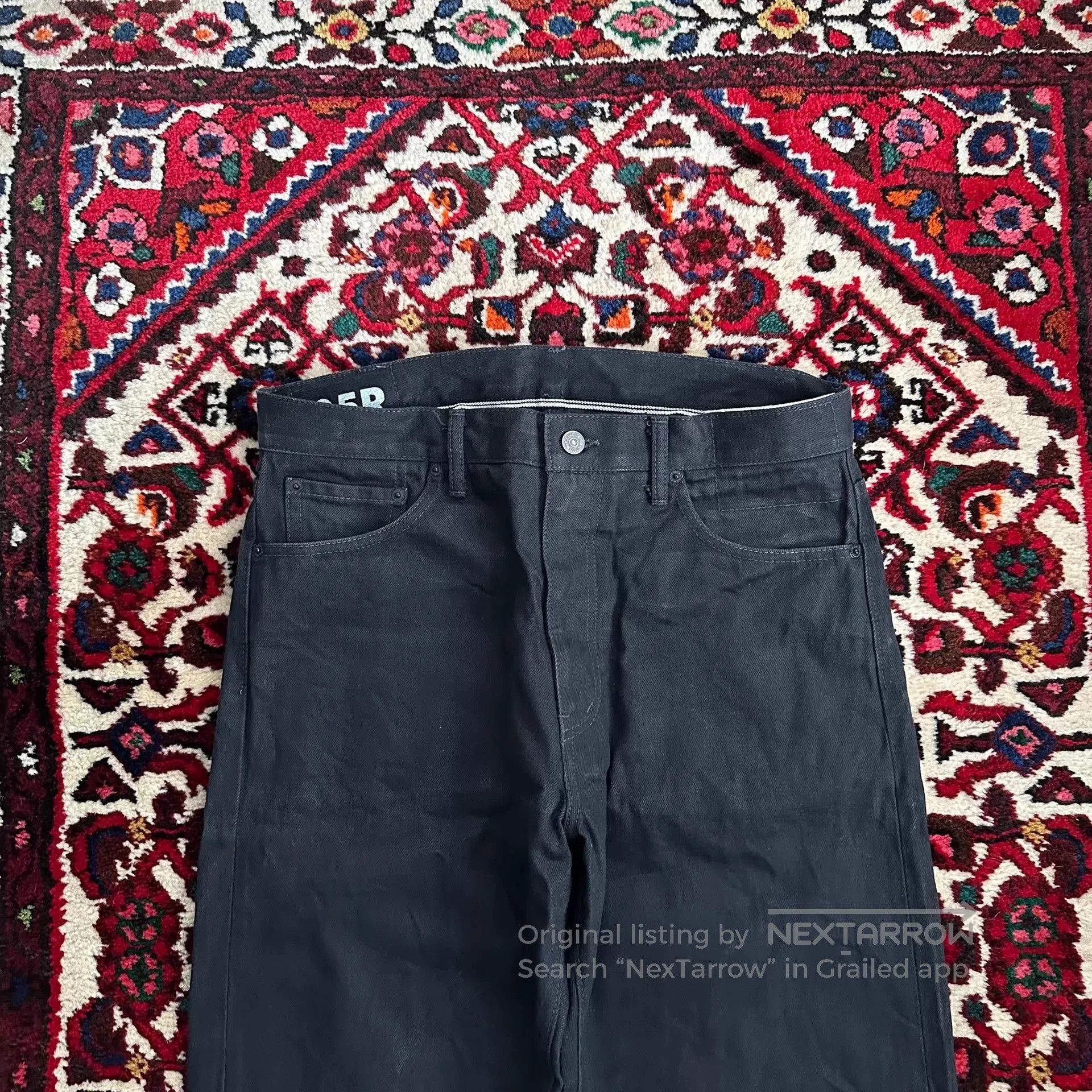Visvim Black Denim Pants - Size 34. Size US 34 / EU 50 - 3 Thumbnail