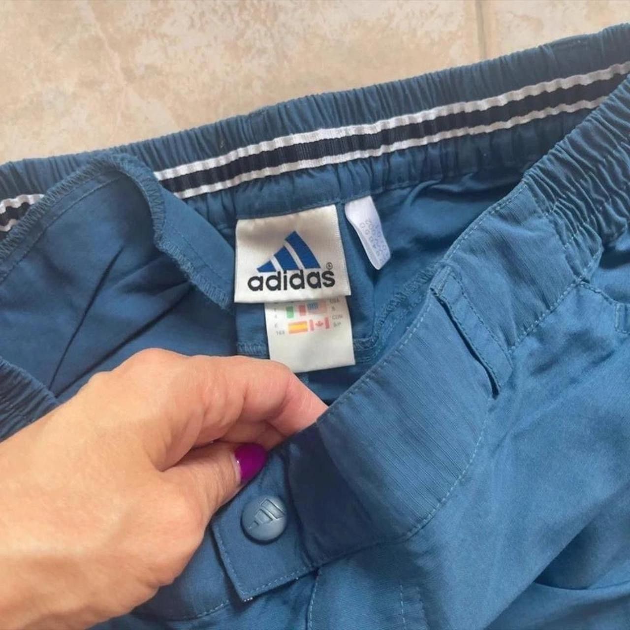 Adidas Adidas Vintage Men’s Capri Pants Size S Blue 90s. Size US 32 / EU 48 - 2 Thumbnail