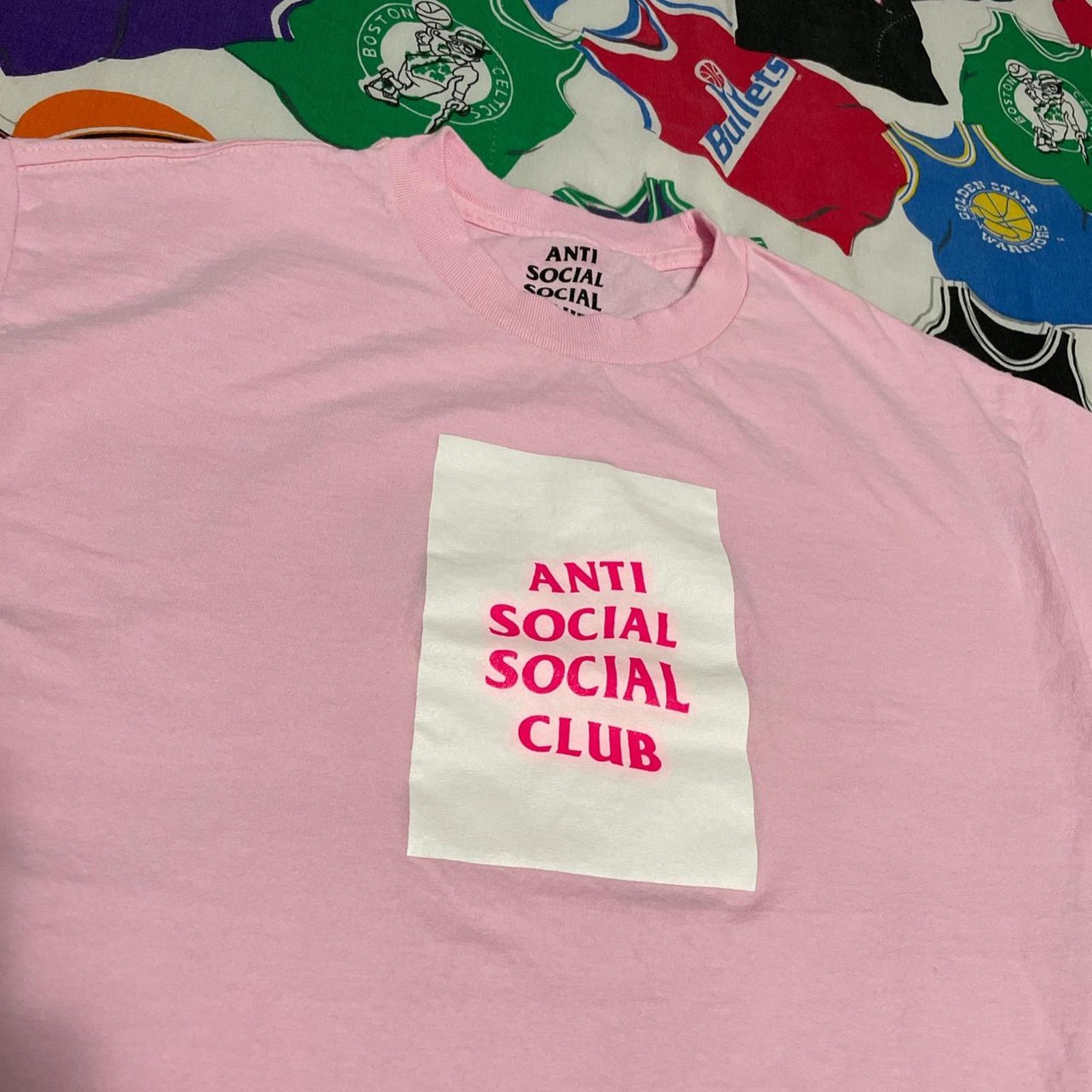 Anti Social Social Club Streetwear Anti Social Social Club Pink Tee Size US M / EU 48-50 / 2 - 3 Thumbnail