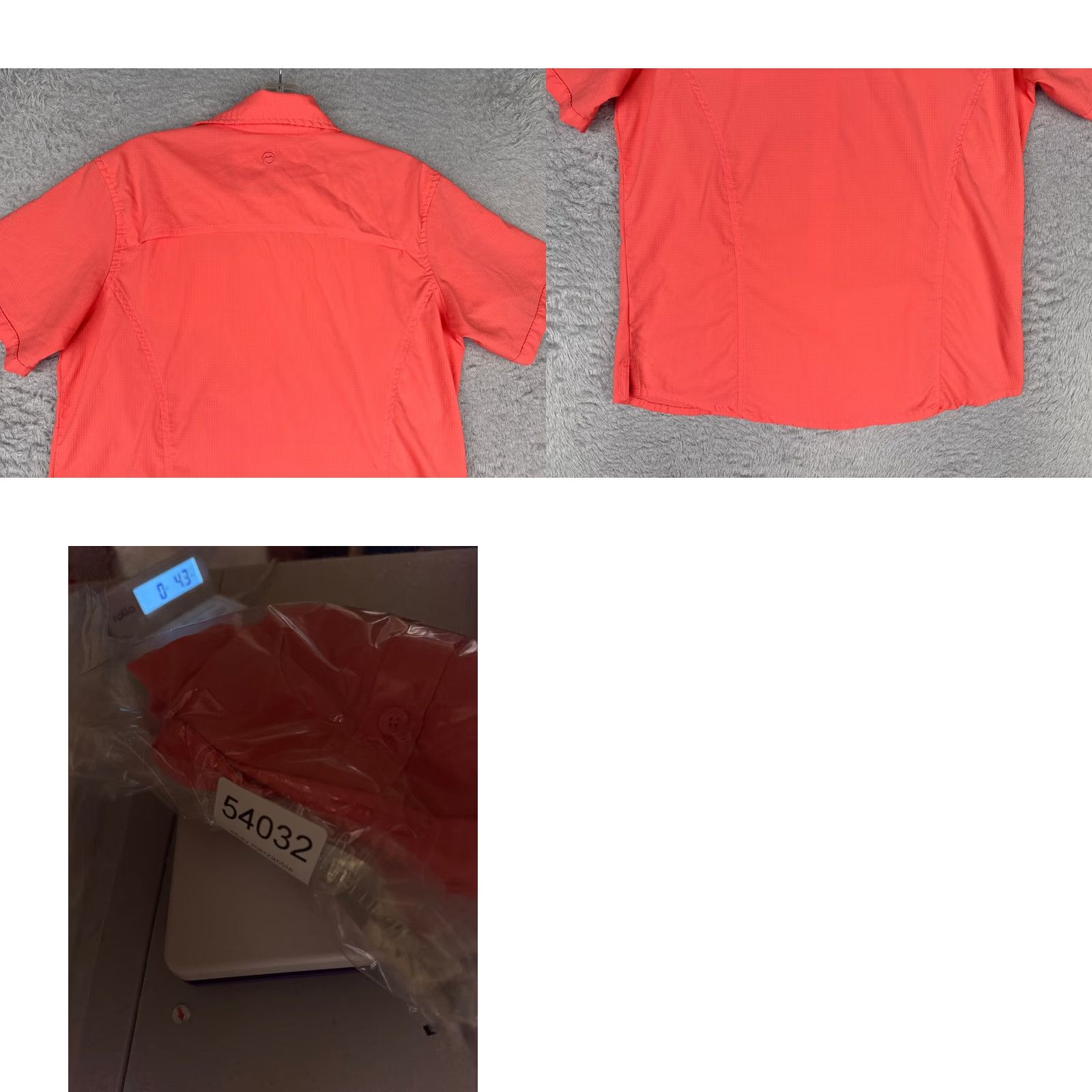 Vintage Magellan Shirt Women Small Pink Button Up Short Sleeve Pocket Poly Fish Hike Size S / US 4 / IT 40 - 9 Thumbnail