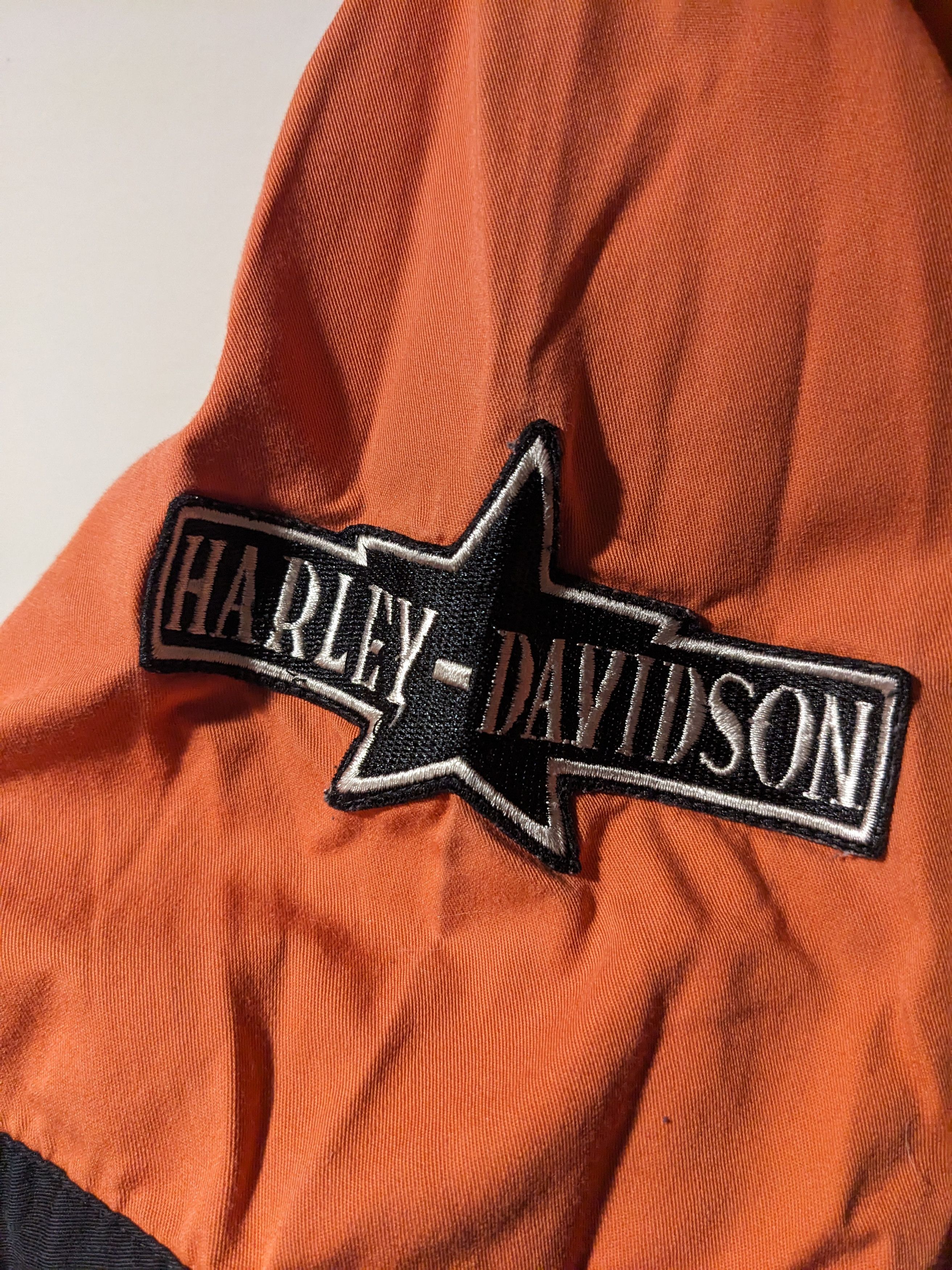 Harley Davidson × Vintage Vintage Y2K Harley Davidson Motorcycle Large Bowling Shirt Size US L / EU 52-54 / 3 - 6 Thumbnail