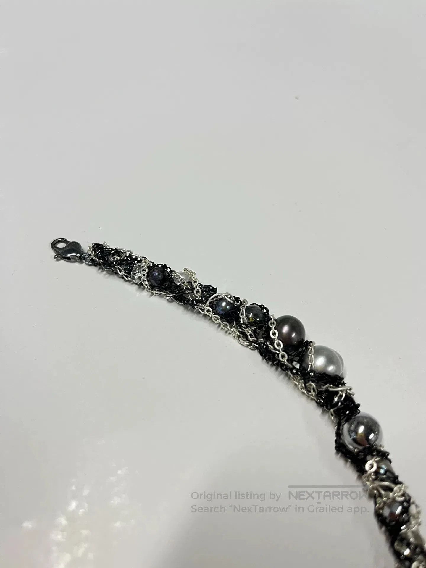 Gunda Gunda Irregular Pearl Chain Bracelet. Size ONE SIZE - 8 Thumbnail