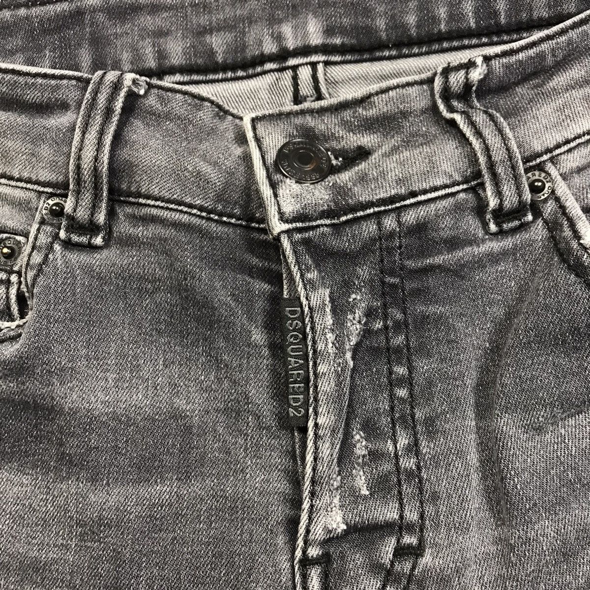 Dsquared2 vintage dsquared2 denim japan jeans distressed flared 90s Size US 32 / EU 48 - 3 Thumbnail