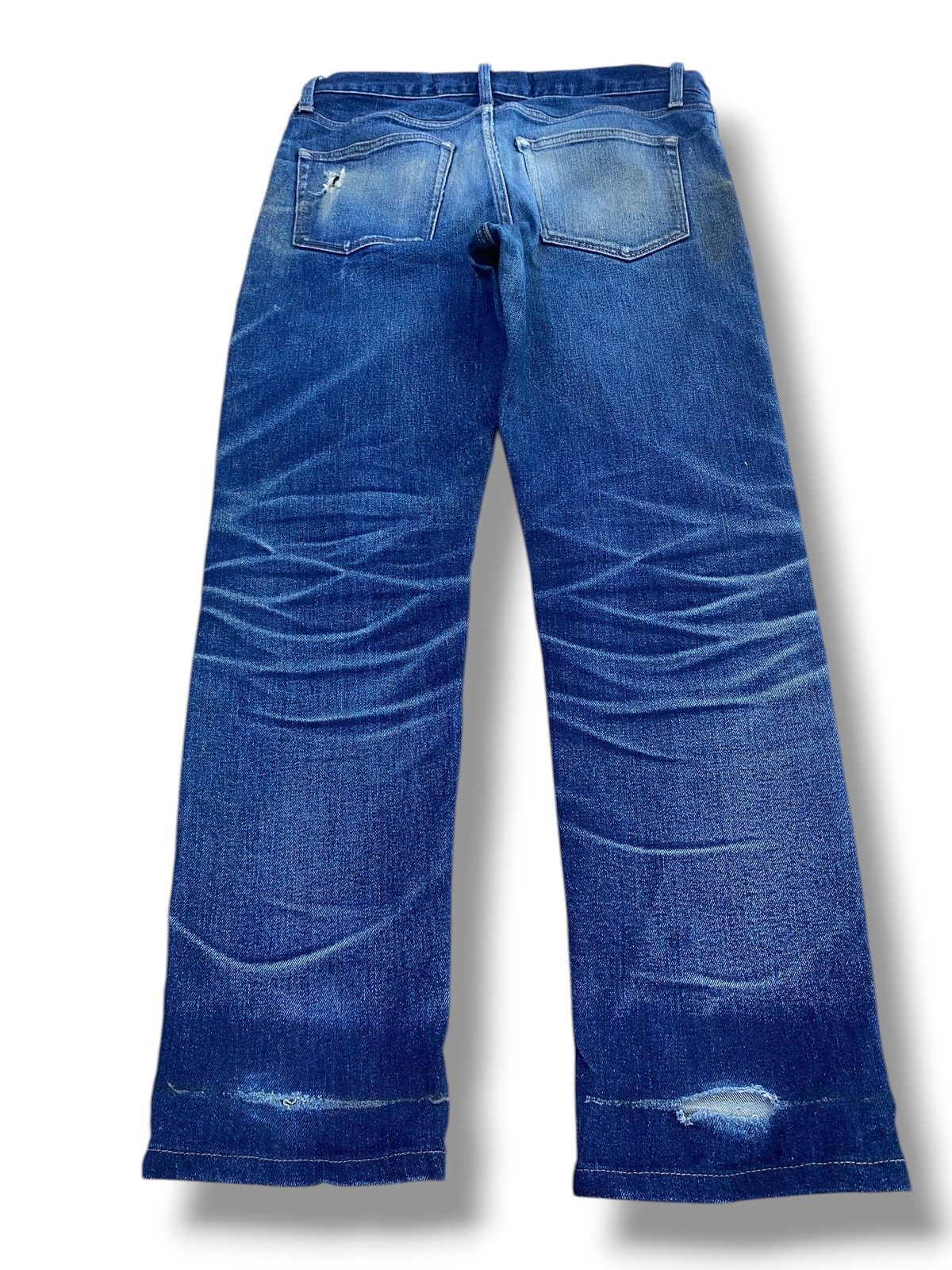 Uniqlo Uniqlo Whiskers Faded Wash Style Loose Jeans Size US 30 / EU 46 - 3 Thumbnail