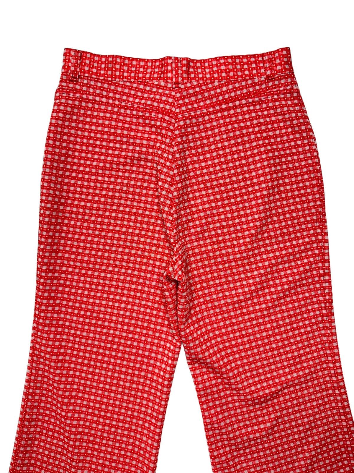 Levi's Vintage 1970's Red Gingham Levis For Me Pant Size 30" / US 8 / IT 44 - 8 Thumbnail