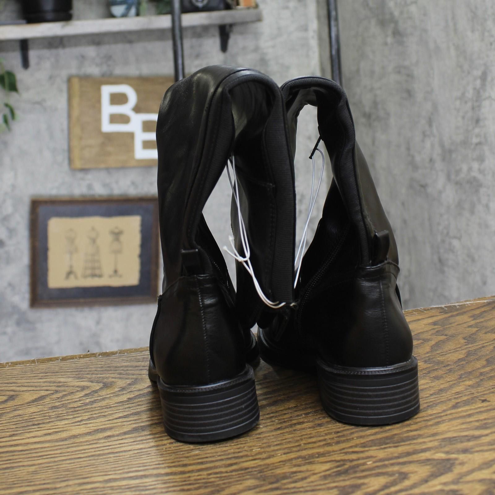 Other A New Day Womens Sienna Tall Dress Boots 88391442 Black 6m Size US 6 / IT 36 - 5 Thumbnail