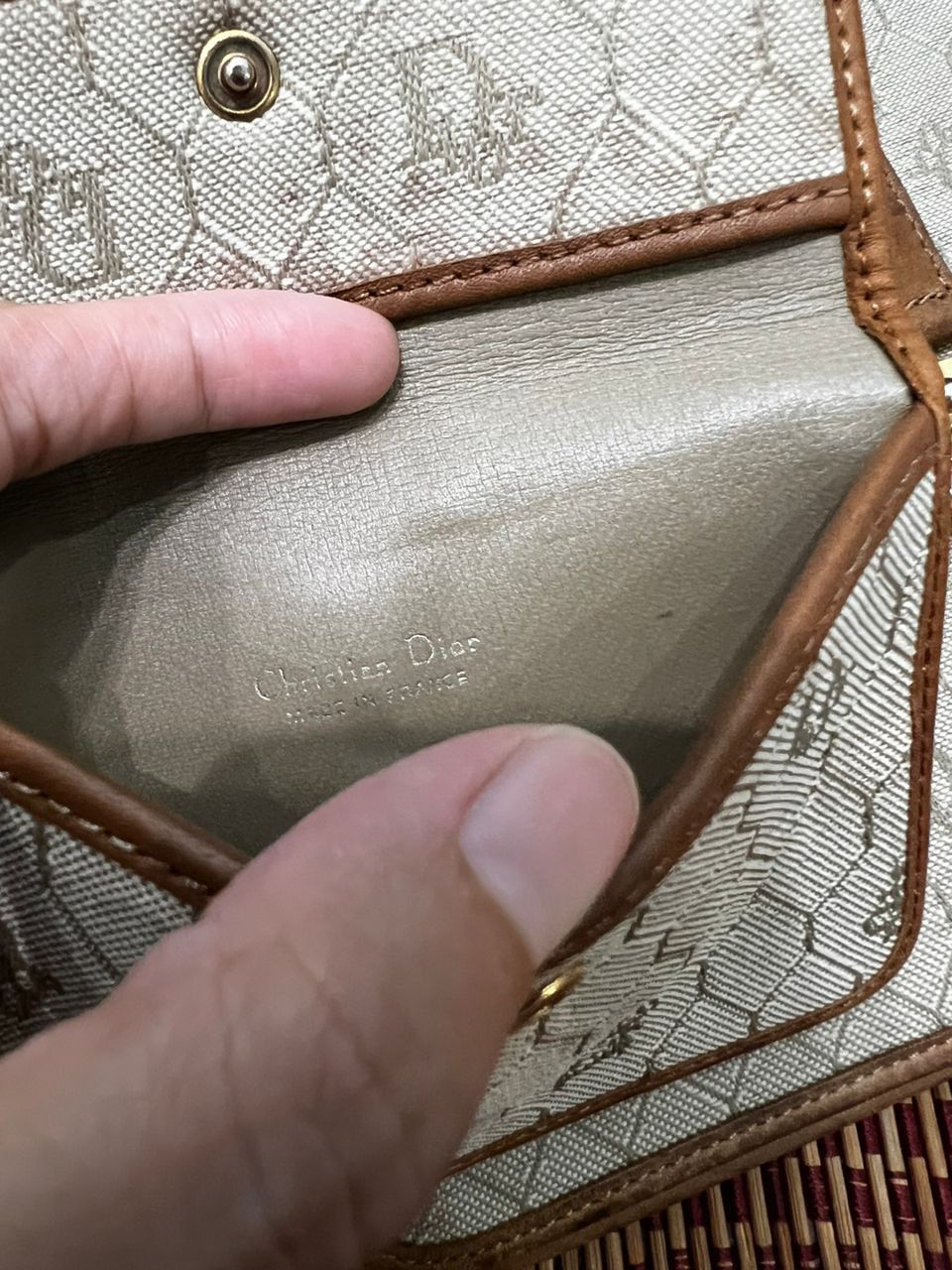 Dior Christian dior honeycomb canvas ling bag/cross body Size ONE SIZE - 11 Thumbnail