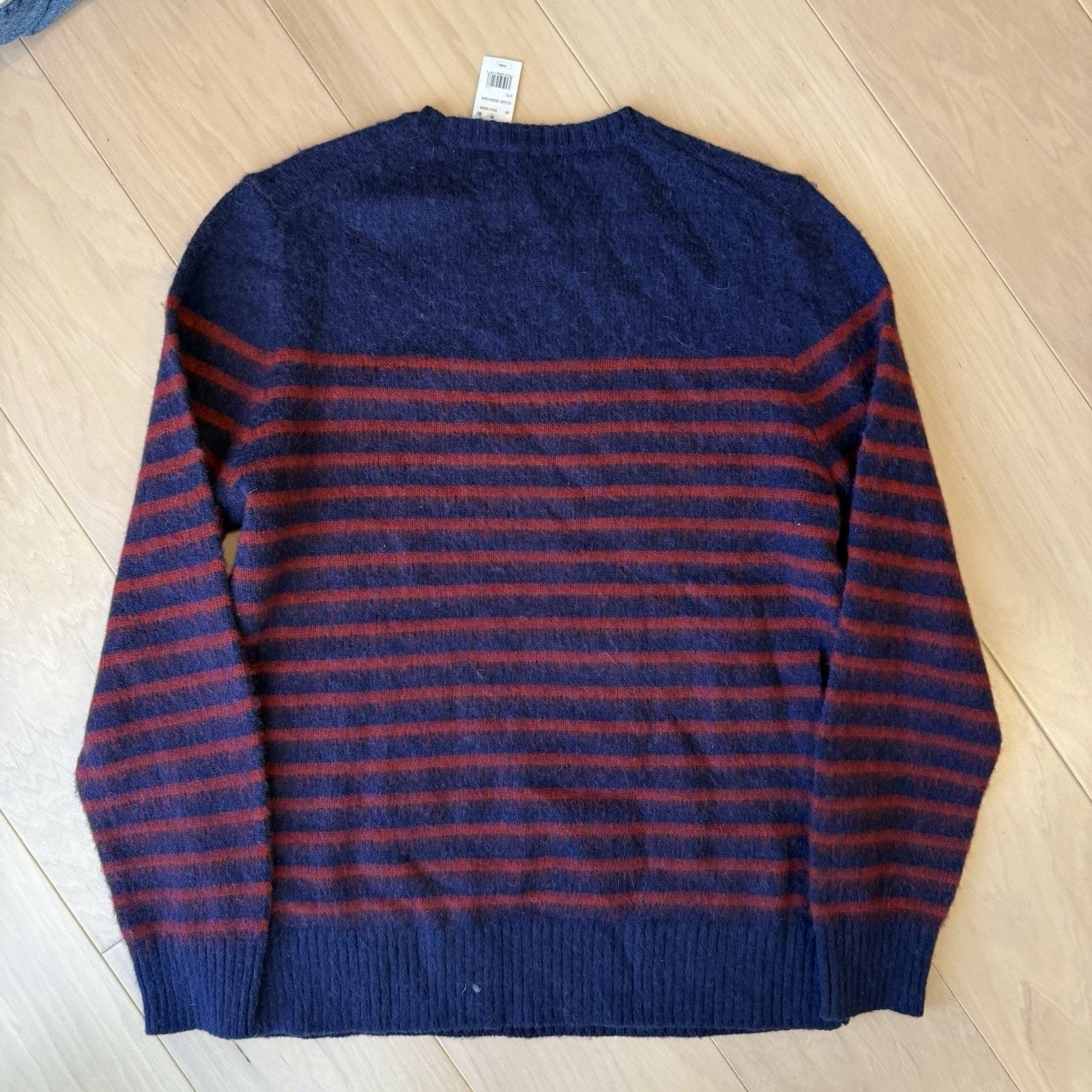 Brooks Brothers Brooks Brothers Sweater XL Navy Red Striped Wool Pullover Size US XL / EU 56 / 4 - 9 Thumbnail