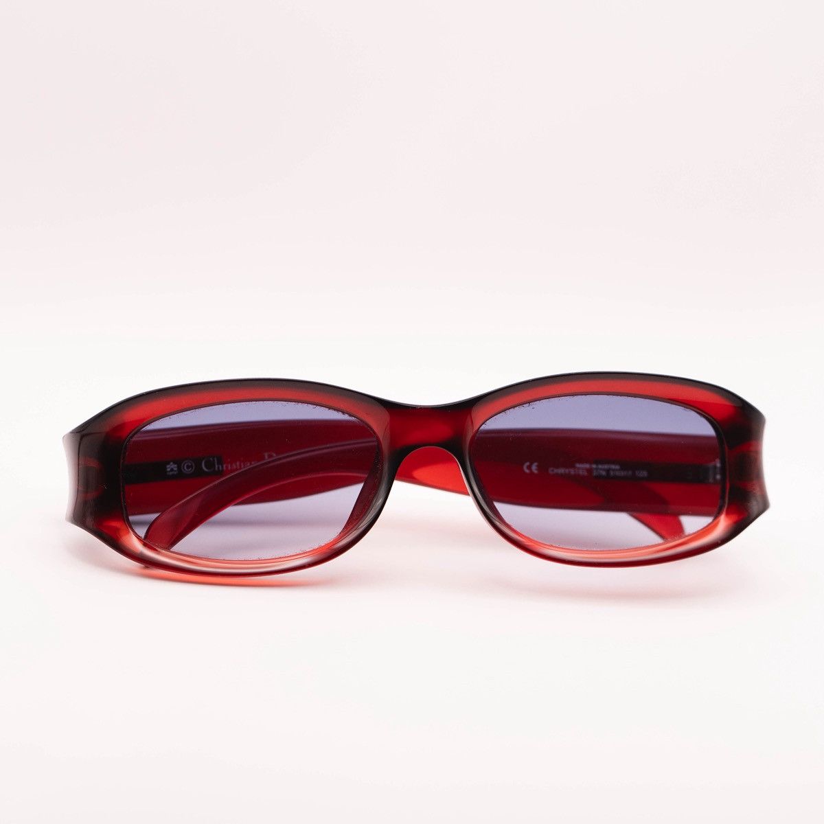 Vintage Vintage dior chrystel 37Nsunglasses with blue shades Size ONE SIZE - 4 Thumbnail