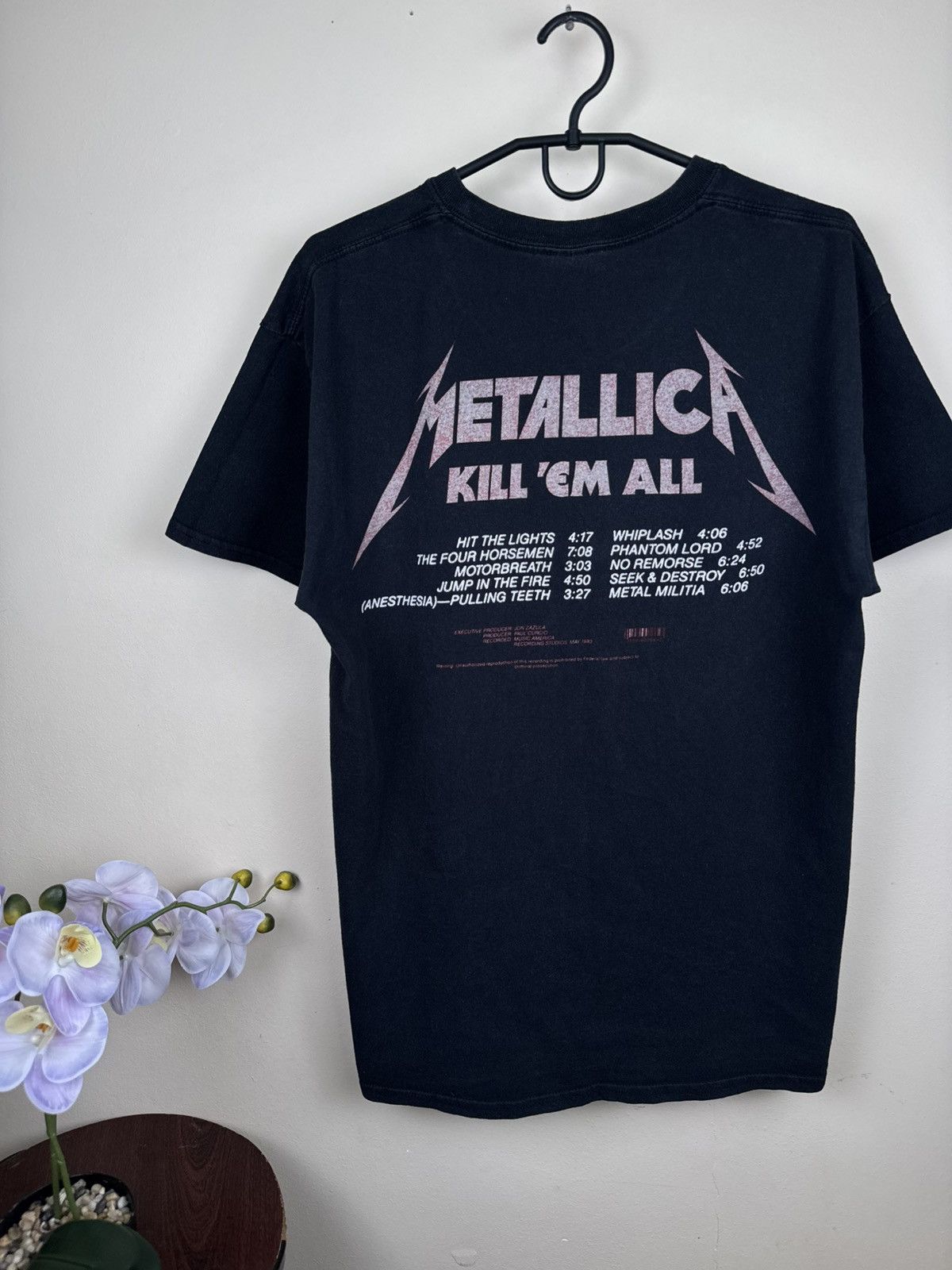 Metallica Vintage Metallica T shirt Kill Em All 2017 Rock Band Black L Size US L / EU 52-54 / 3 - 14 Thumbnail