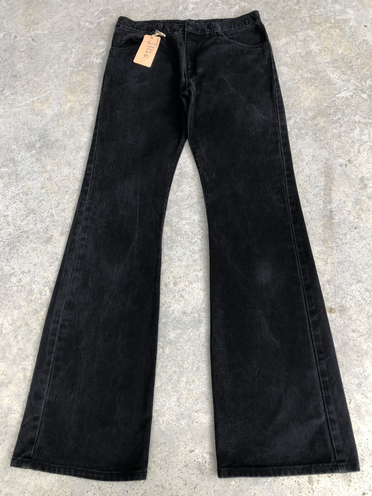 If Six Was Nine Y2k Wrangler Flared Jeans Distressed Jeans Size US 32 / EU 48 - 1 Thumbnail