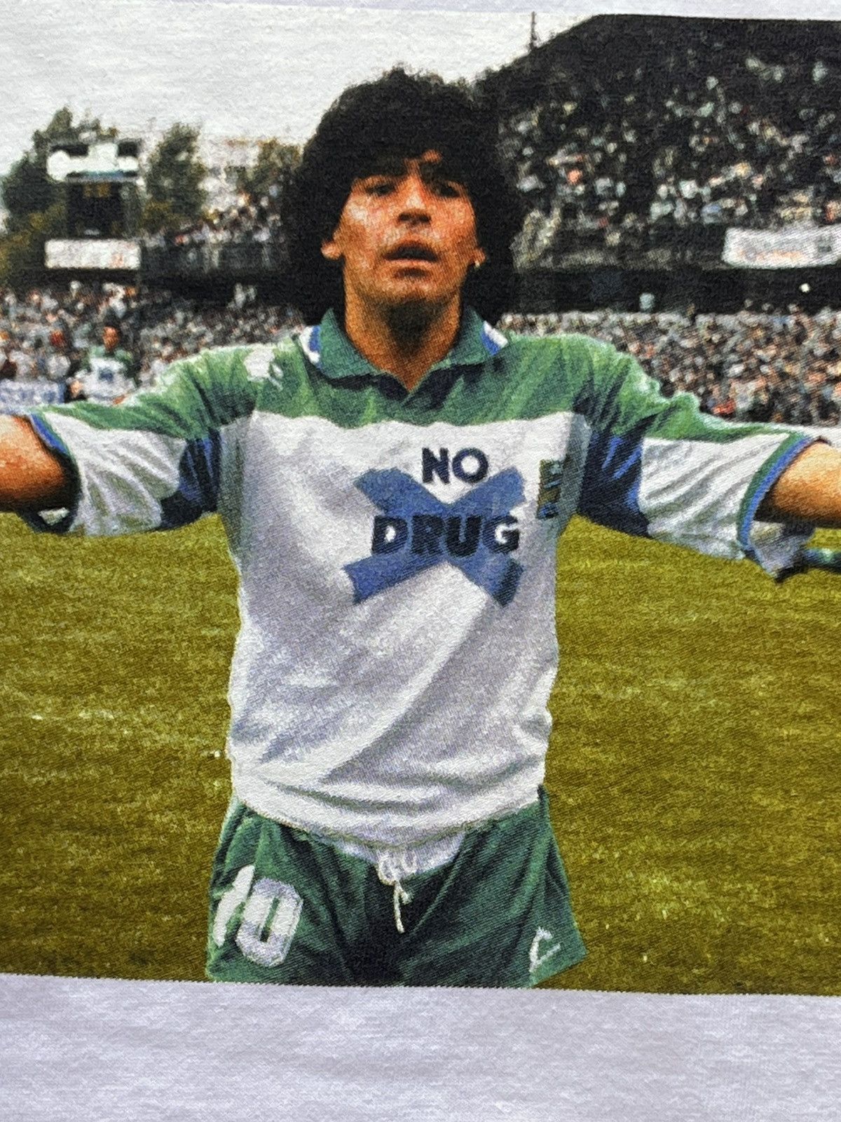 Supreme XL Supreme Maradona Tee white T-shirt football diego drugs Size US XL / EU 56 / 4 - 16 Thumbnail