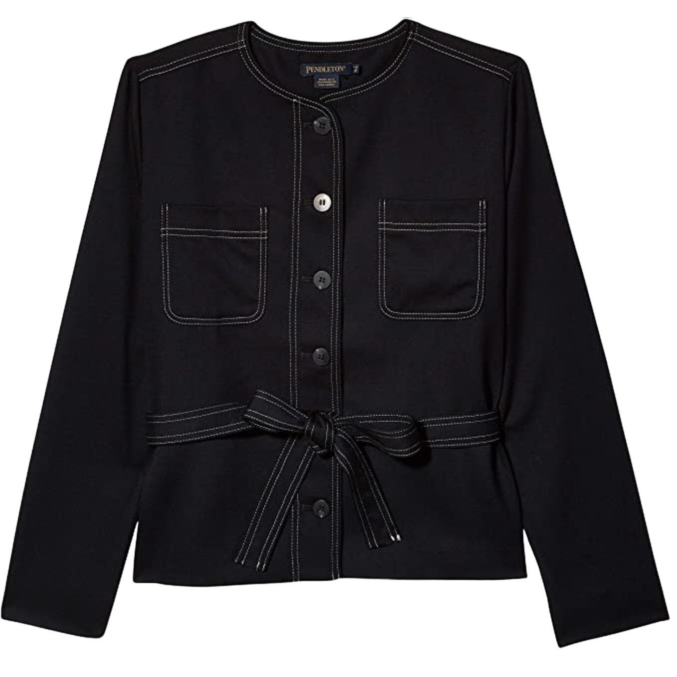 Pendleton Pendleton Dorset Jacket Ultra 9 Stretch Black Virgin Wool 4P Size S / US 4 / IT 40 - 1 Thumbnail