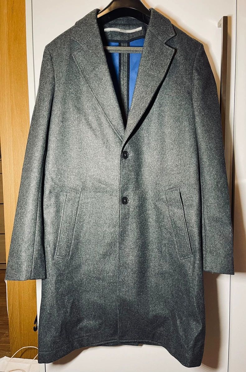 Kenzo KENZO Black Wool Coat Size US S / EU 44-46 / 1 - 1 Thumbnail