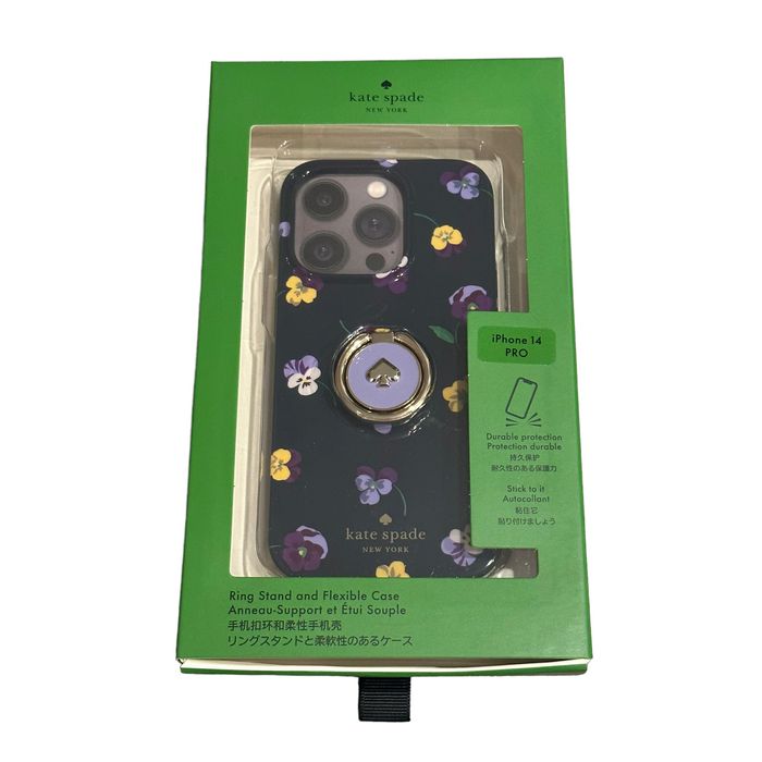 Kate Spade Kate Spade pansy toss iphone 14 Pro Ring Stand case Grailed
