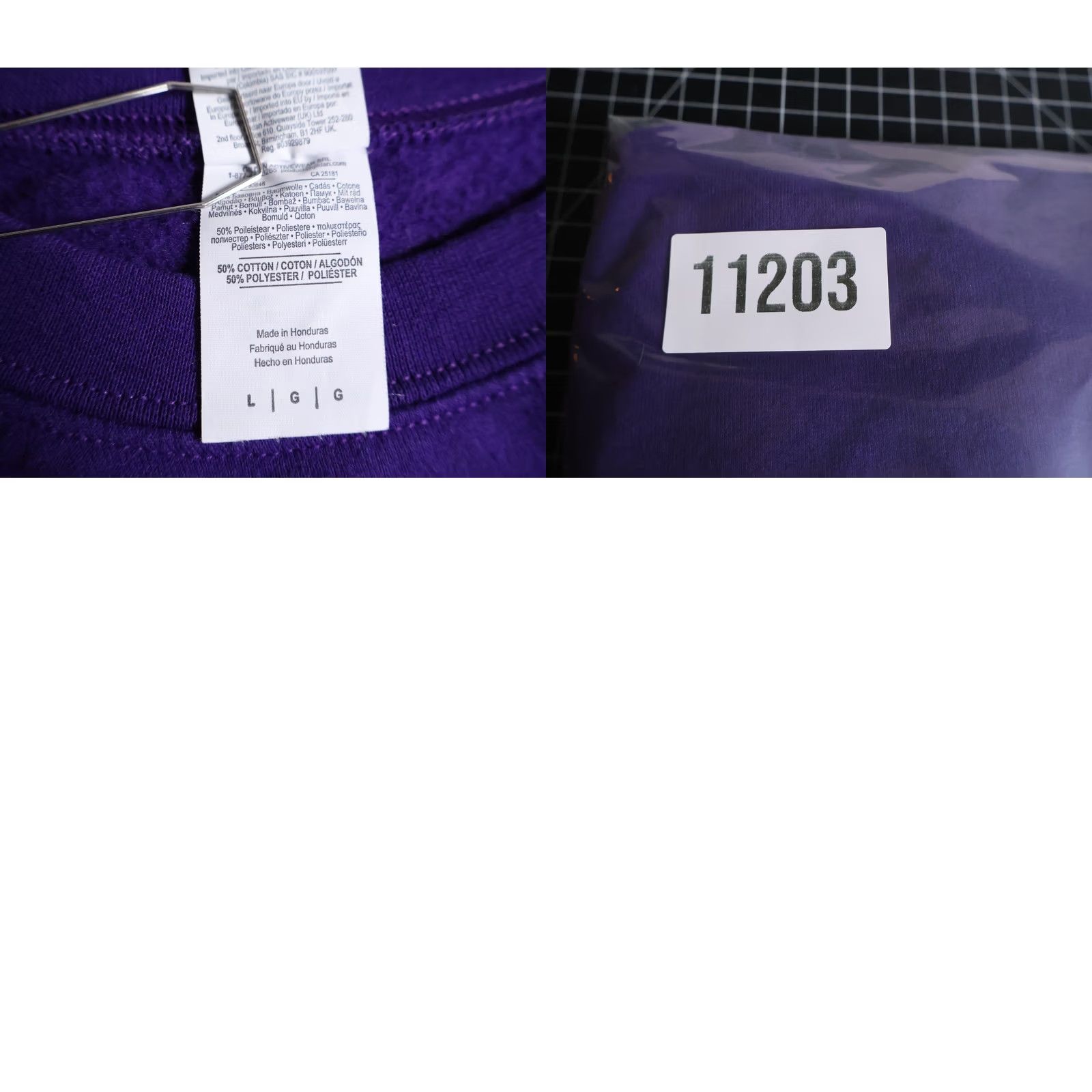Gildan Gilden Kittens Sweatshirt Adult Large Purple Crewneck Mittens Snowflake Cats Girls Size L / US 10 / IT 46 - 9 Thumbnail