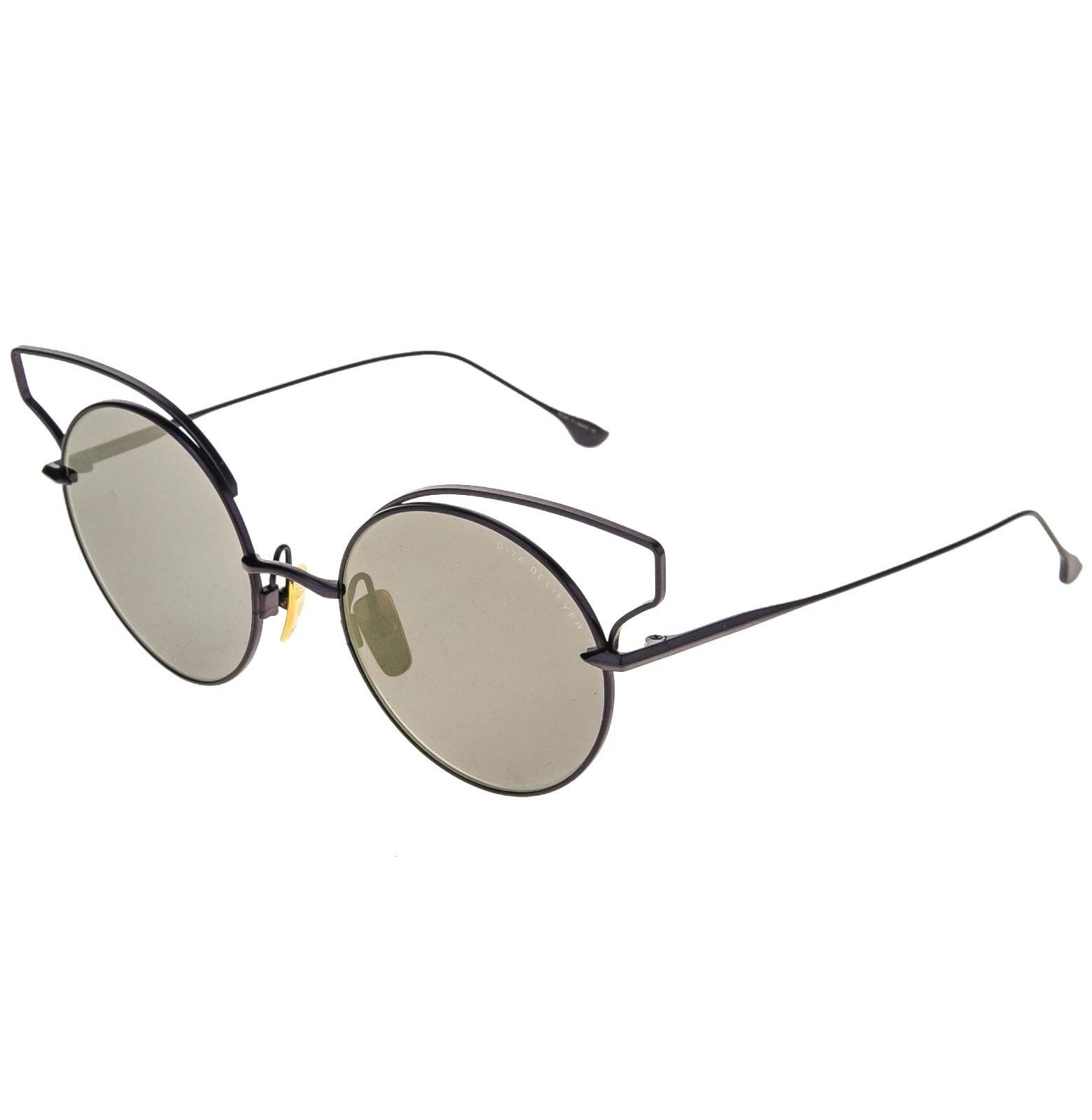 Dita DITA BELIEVER 23008 Round Lilac Purple Mirrored Sunglasses Size ONE SIZE - 3 Thumbnail