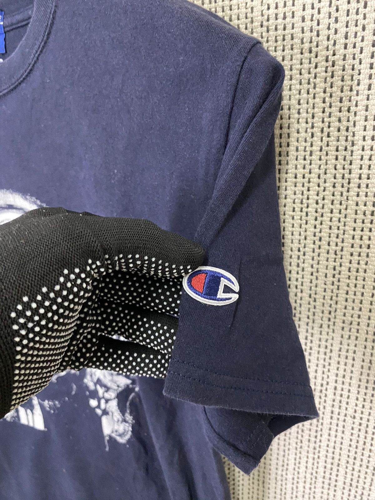 Champion × Japanese Brand × Vintage Champion x triangle tshirt marylin Size US S / EU 44-46 / 1 - 3 Thumbnail