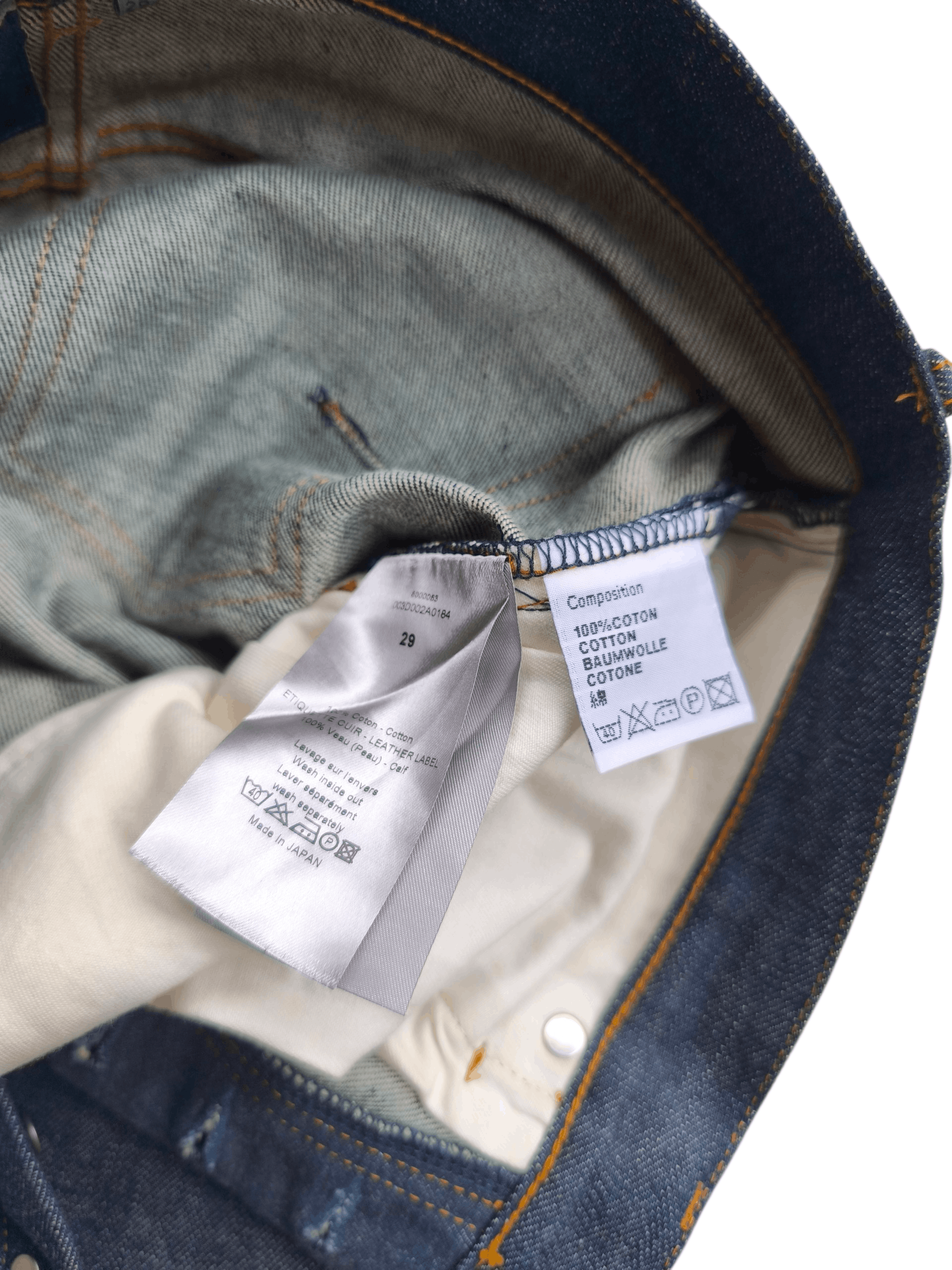 Dior Dior Homme indigo raw denim Size US 30 / EU 46 - 10 Thumbnail