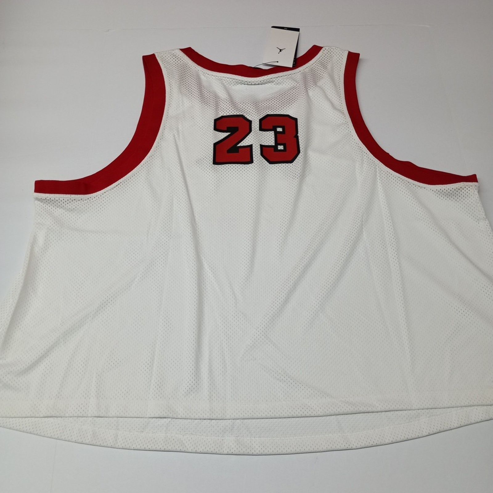 Jordan Brand Jordan Jersey-Style Mesh Women's Plus Size 3X White Red Tank Size 3XL / US 20-22 - 8 Thumbnail