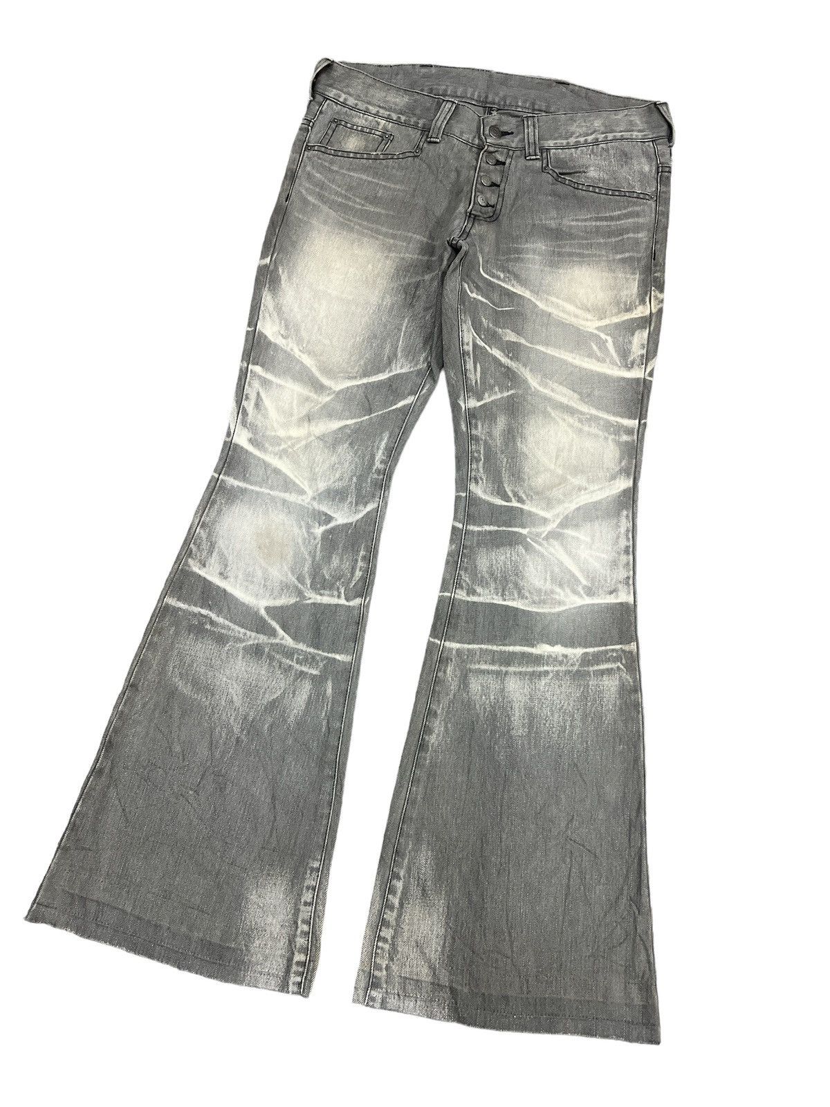 Japanese Brand × Vintage FLARED💥TORNADO MART DISTRESSED DENIM PANT Size US 30 / EU 46 - 5 Thumbnail