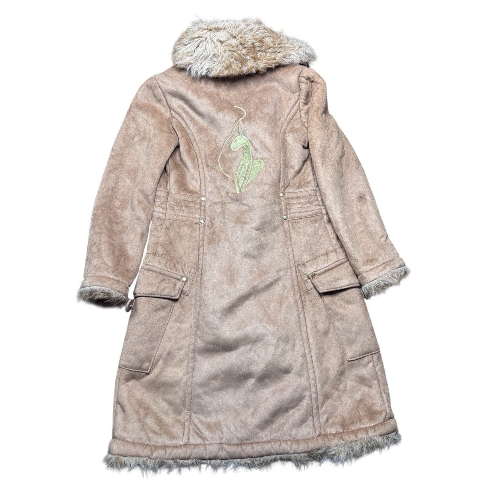 Other Vintage 90’s Baby Phat Girls Small Coat Faux Suede Size XXS / US 00 / IT 34 - 1 Thumbnail