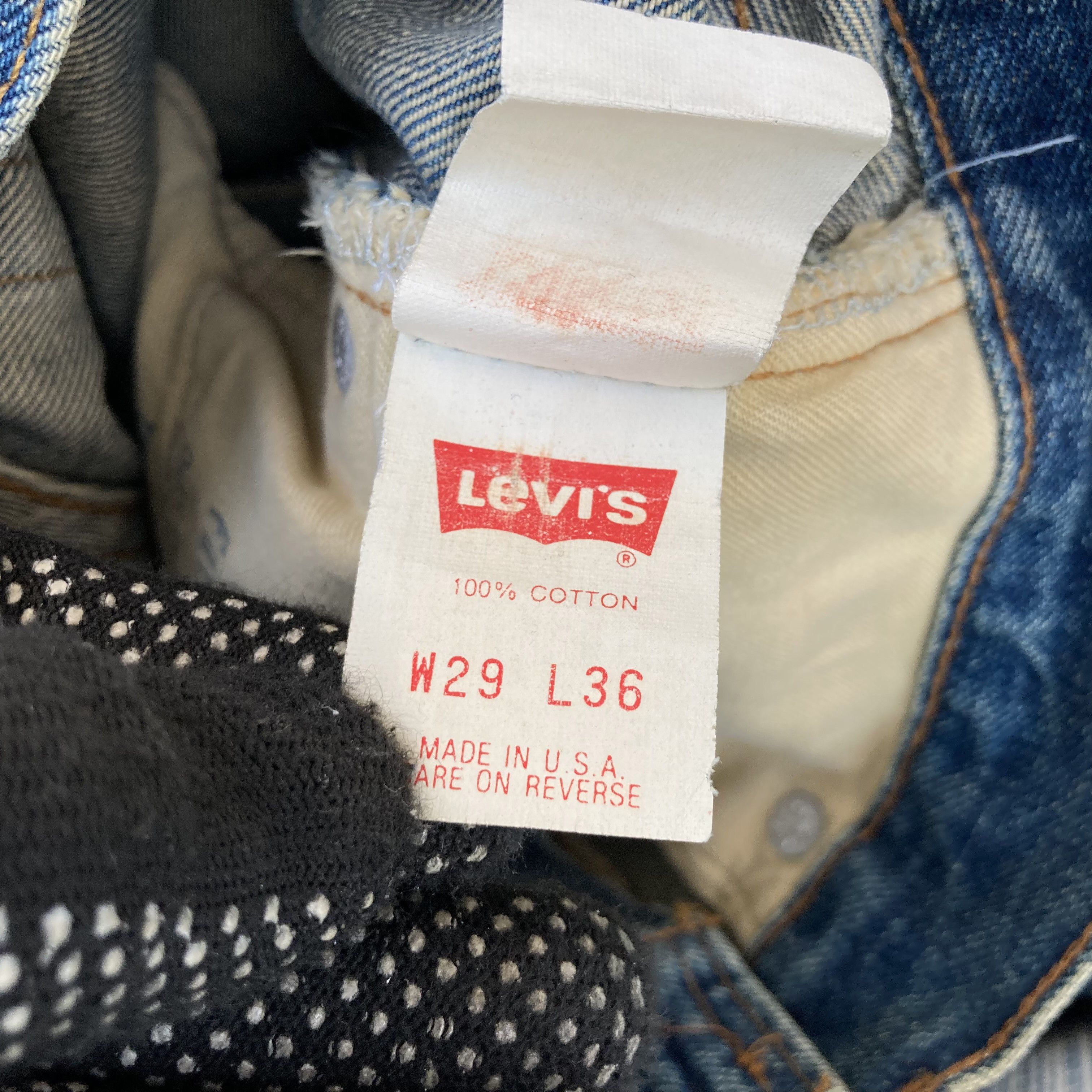 Levi's 28x32.5 Vtg Levis 501 Big E Usa Selvedge Button 555 Jeans Size US 28 / EU 44 - 8 Thumbnail