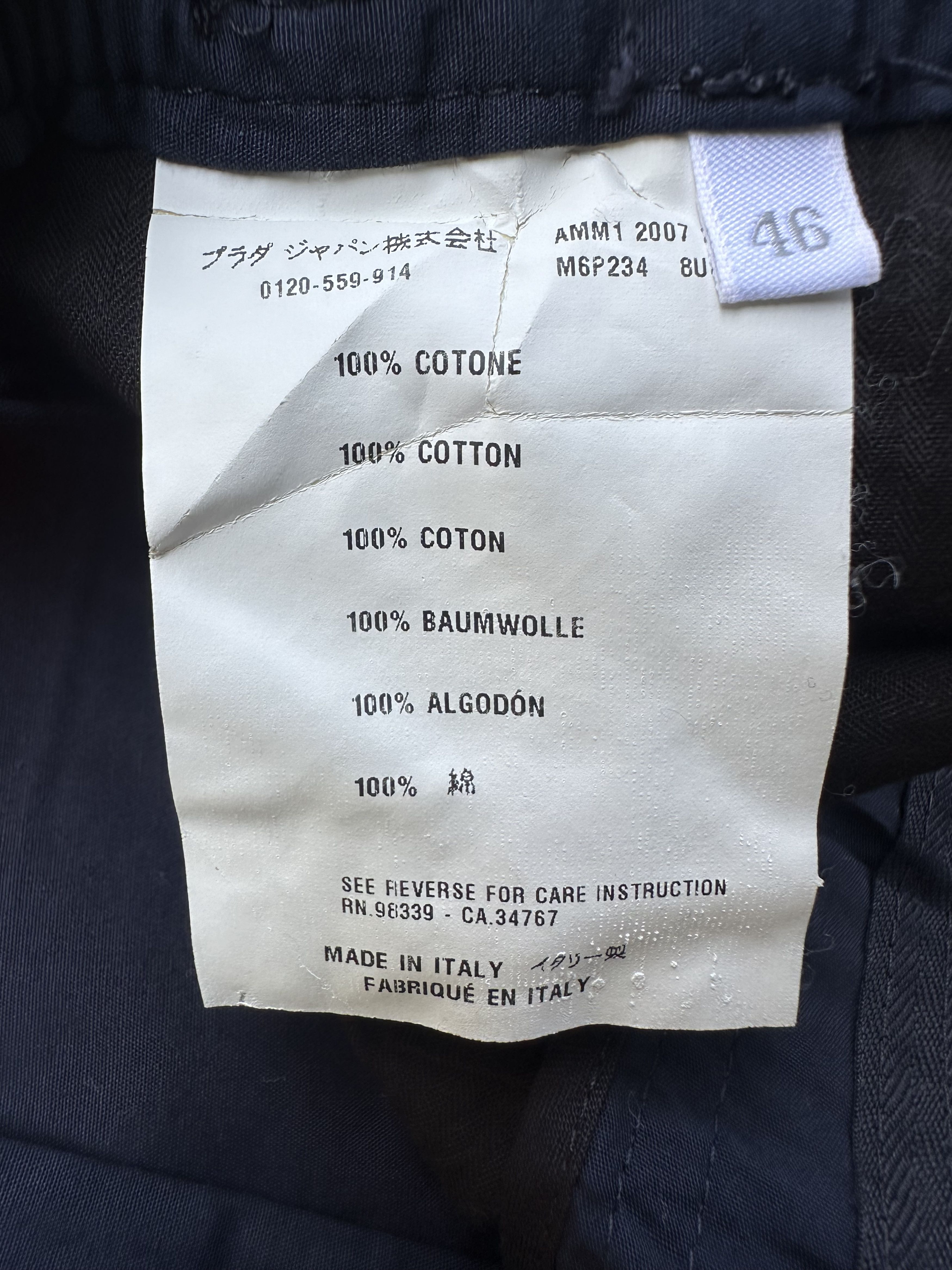 Miu Miu Miu Miu Baggy Wide Legs Trousers Pants Size US 30 / EU 46 - 11 Thumbnail