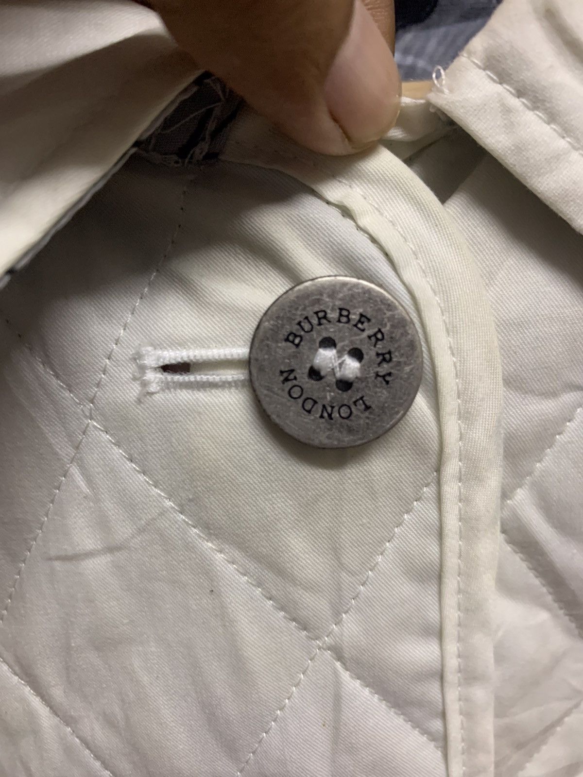 Burberry × Vintage Vintage 🔥BURBERRY🔥 Reversible Jacket Women Button Size S / US 4 / IT 40 - 22 Thumbnail