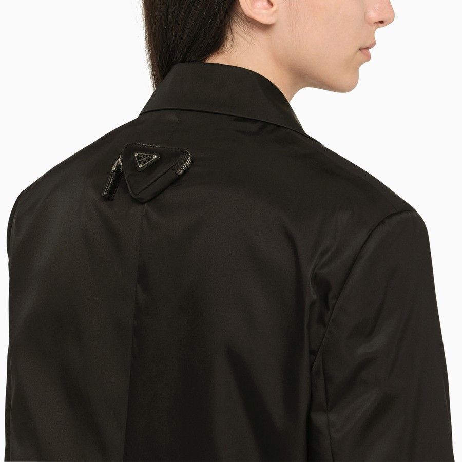 Prada o1d2blof0924 Blazer in Black Size S / US 4 / IT 40 - 4 Thumbnail