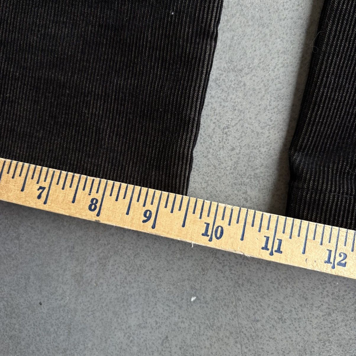 Seven 7 Vintage Brown Corduroy Dark Wash Denim Jeans 34x32 Straight Size US 34 / EU 50 - 11 Thumbnail