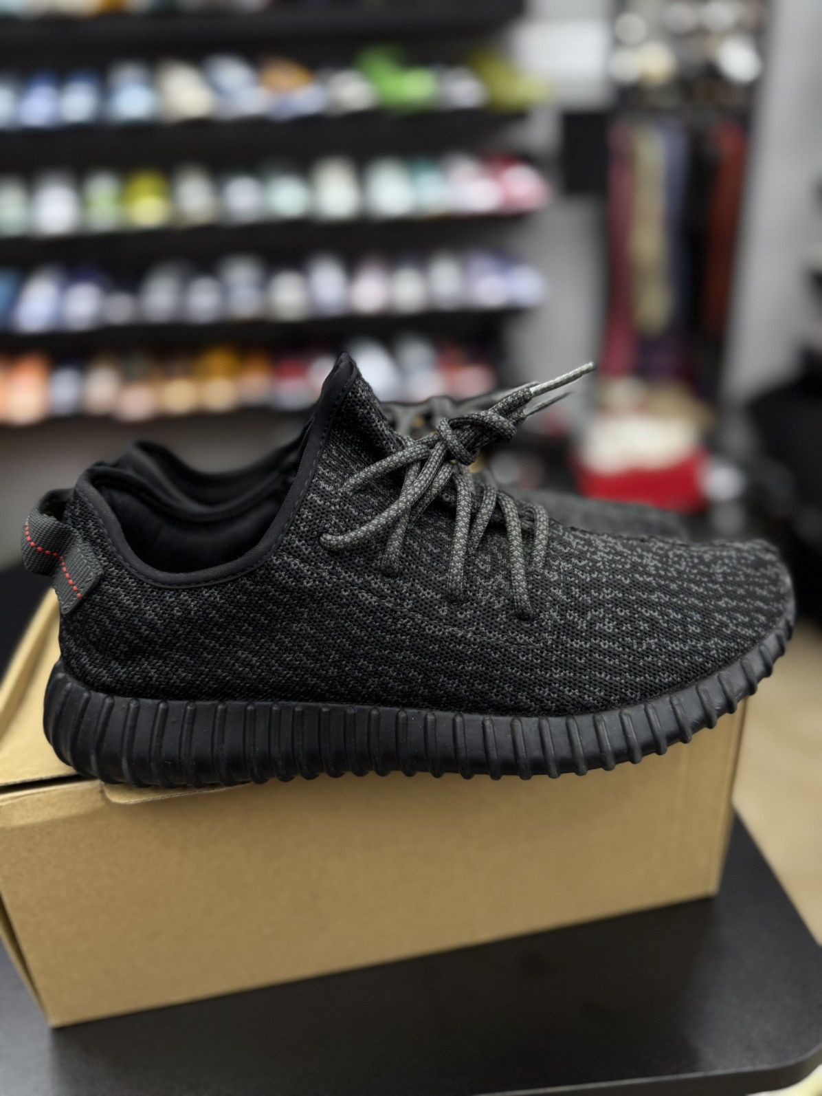 Yeezy Yeezy 350 Pirate Black (2016) Size 11 Pre Owned 🧼 Size US 11 / EU 44 - 11 Thumbnail