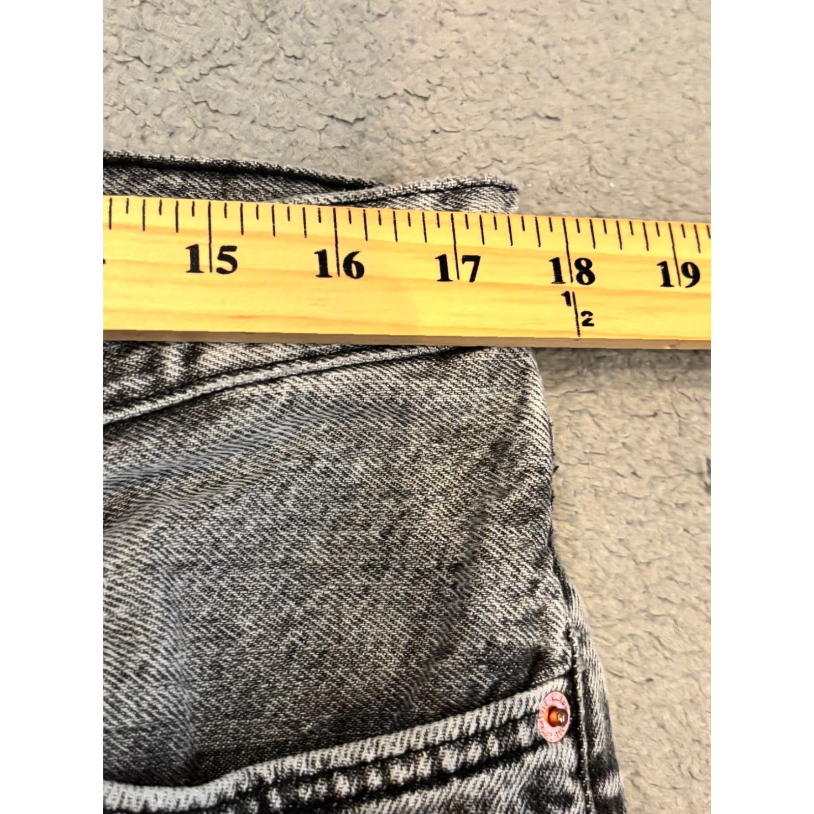 Mango Mango Havana Jeans Womens 12 Black Washed High Waist Ankle Straight Denim Jeans Size 34" / US 12 / IT 48 - 4 Thumbnail