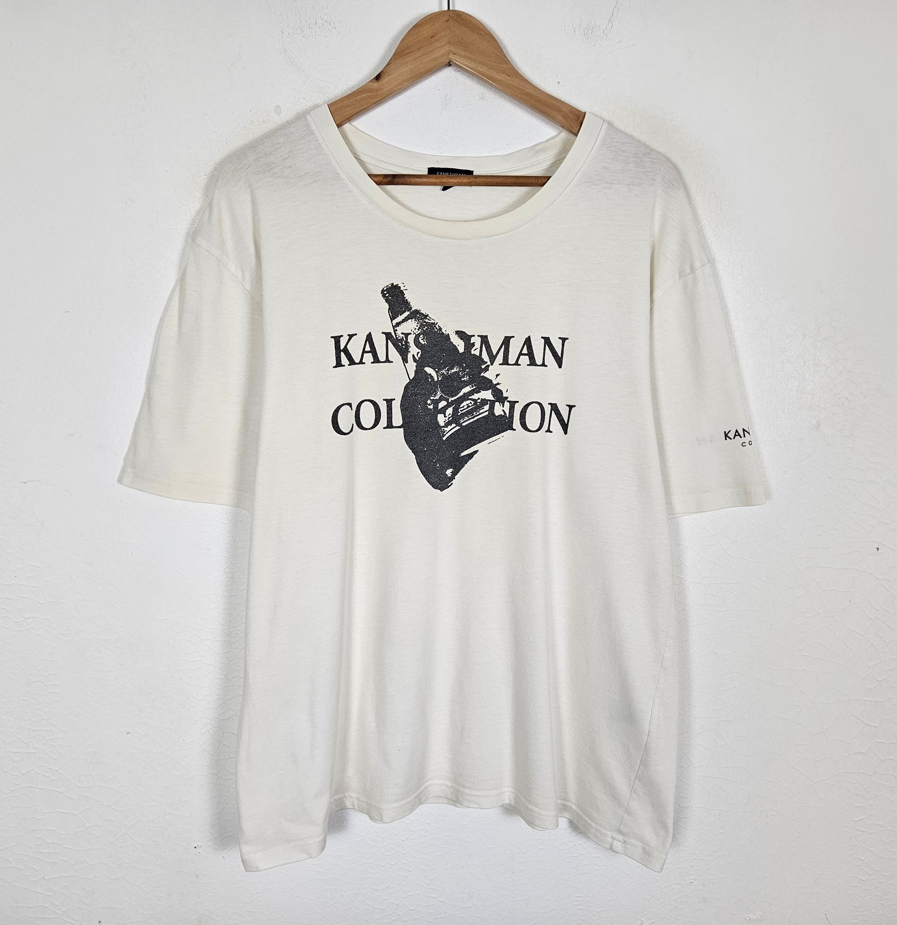 Japanese Brand × Kansai Yamamoto Japanese Designer Kansai Man By Kansai Yamamoto tee Size US XL / EU 56 / 4 - 2 Thumbnail