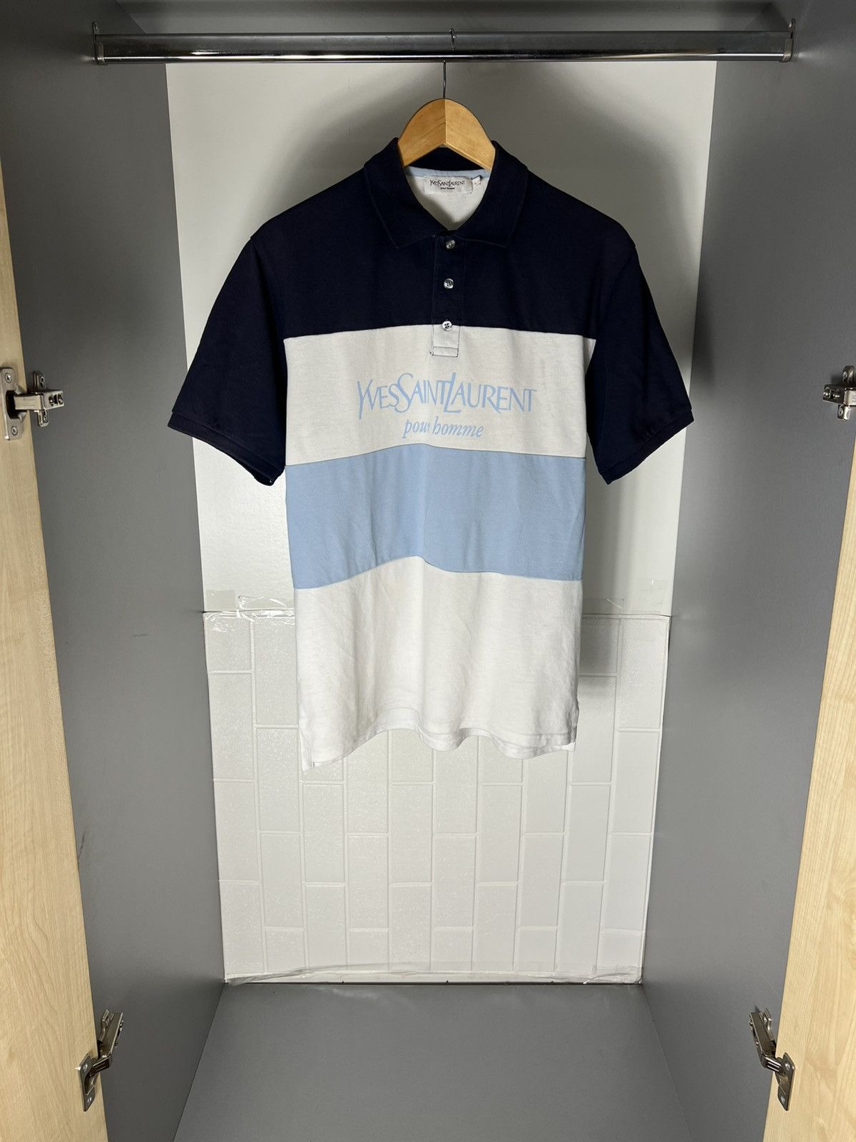Saint Laurent Paris VINTAGE YVES SAINT LAURENT CLASSIC DESIGNER RETRO CASUAL 90s Size US L / EU 52-54 / 3 - 7 Thumbnail