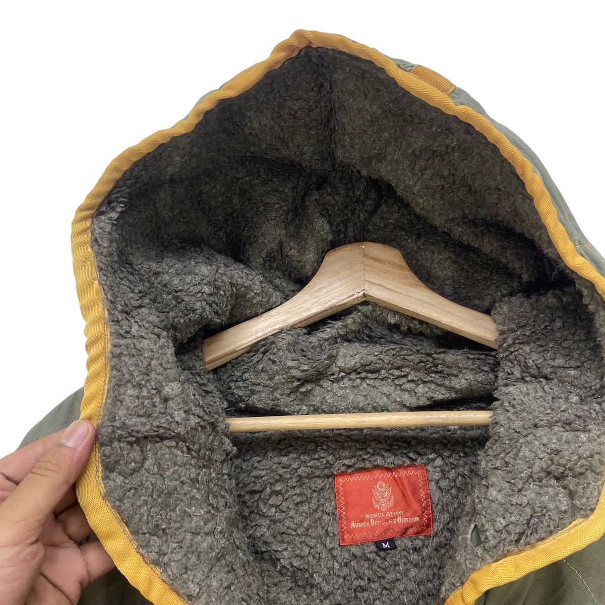 Avirex Avirex Officer’s Uniform Quilted Sherpa Jacket Size US M / EU 48-50 / 2 - 20 Thumbnail