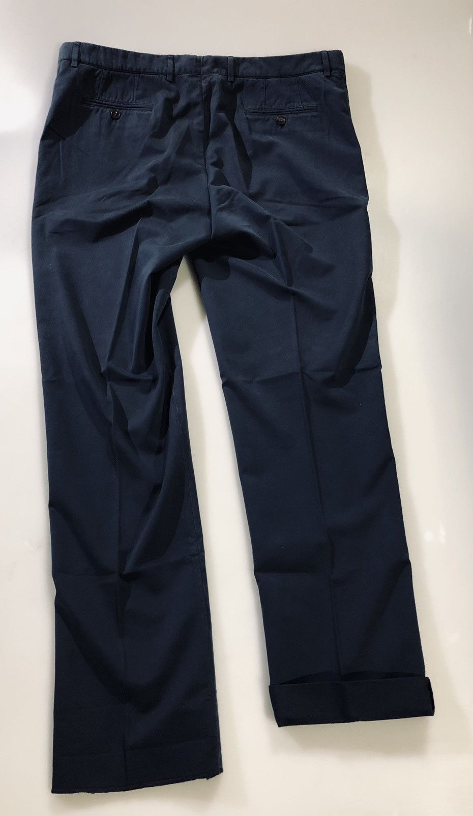 Brunello Cucinelli Brunello Cucinelli 🇮🇹 navy btn fly enzyme wash pants 42 new Size US 42 / EU 58 - 4 Thumbnail