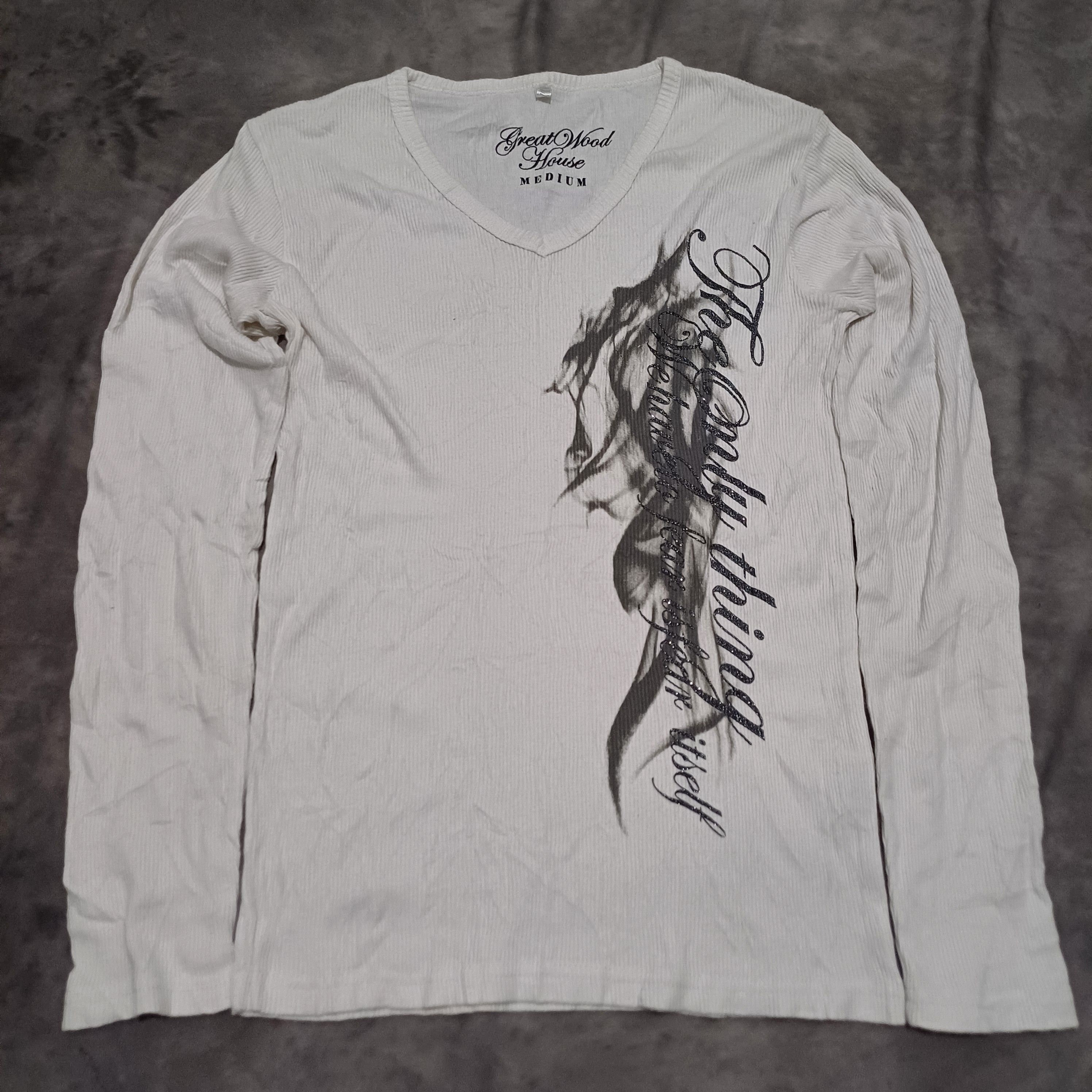 Hysteric Glamour × If Six Was Nine × Japanese Brand Y2K Poem Style Great Wood House Size US M / EU 48-50 / 2 - 1 Thumbnail