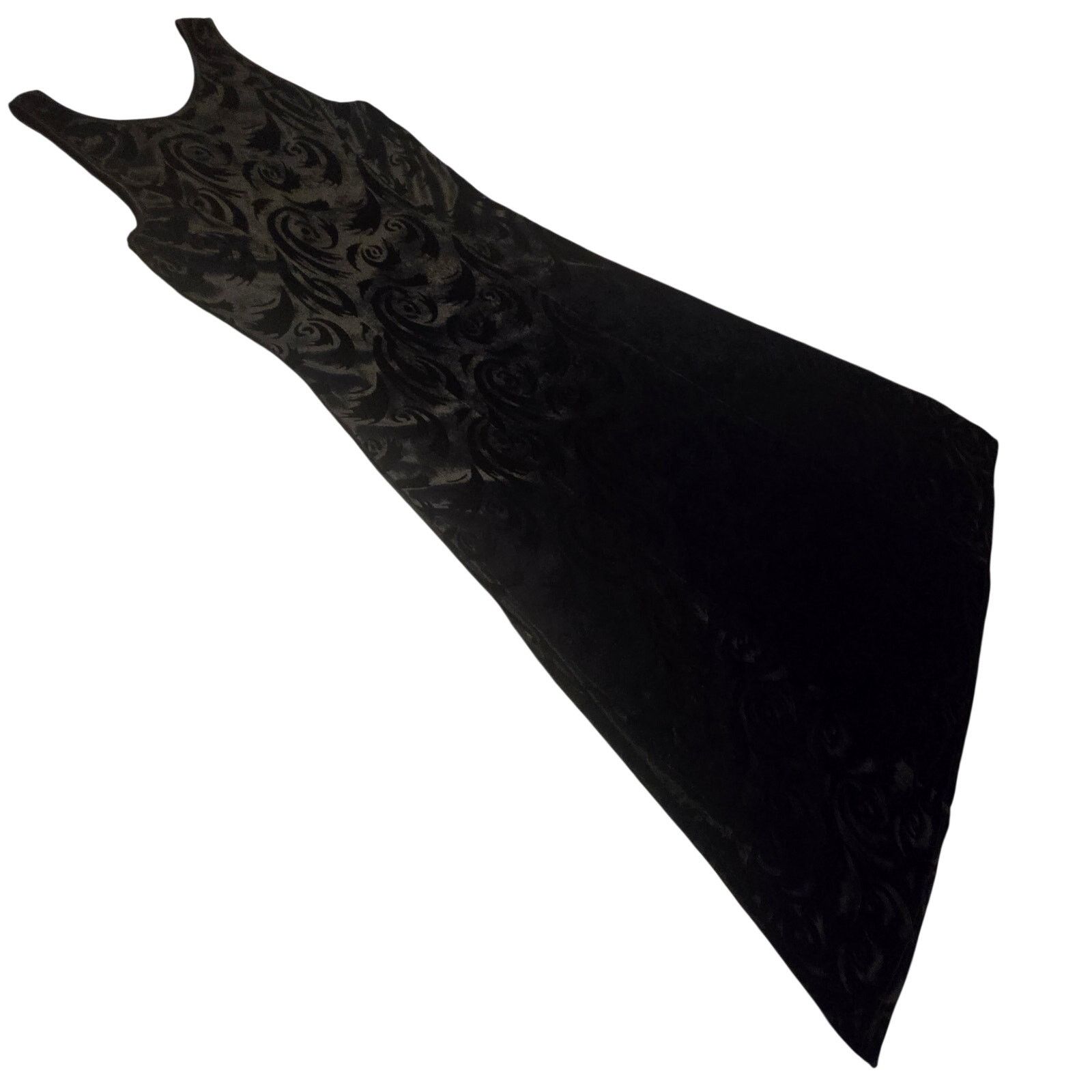 Vintage Vintage Jalate Velvet Floral Burnout Dress Whimsigoth Goth Size M / US 6-8 / IT 42-44 - 13 Thumbnail