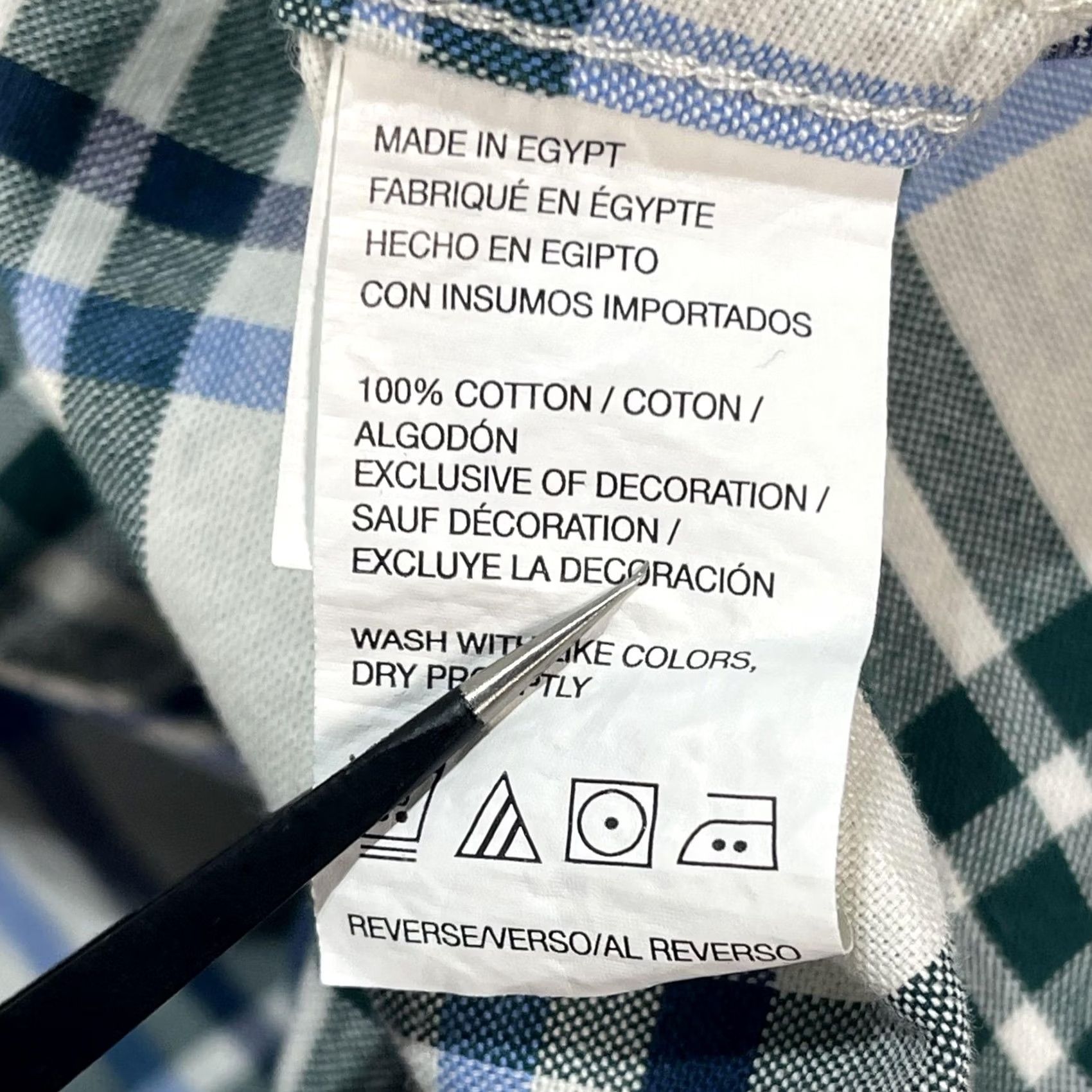Izod IZOD Saltwater Shirt Mens 2XL Plaid Button Down Relaxed Classics Casual Preppy Size US XXL / EU 58 / 5 - 5 Thumbnail