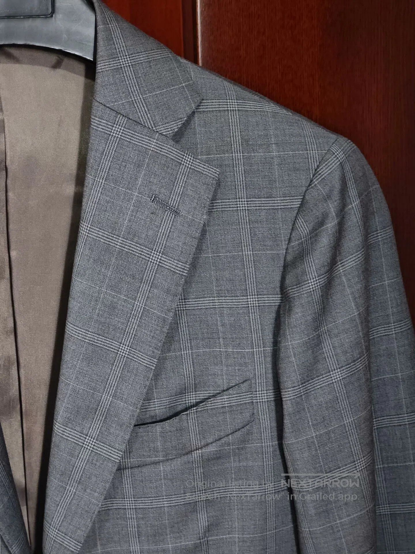Japanese Brand Italian Custom Gray Wool Blend Suit. Size US S / EU 44-46 / 1 - 2 Thumbnail