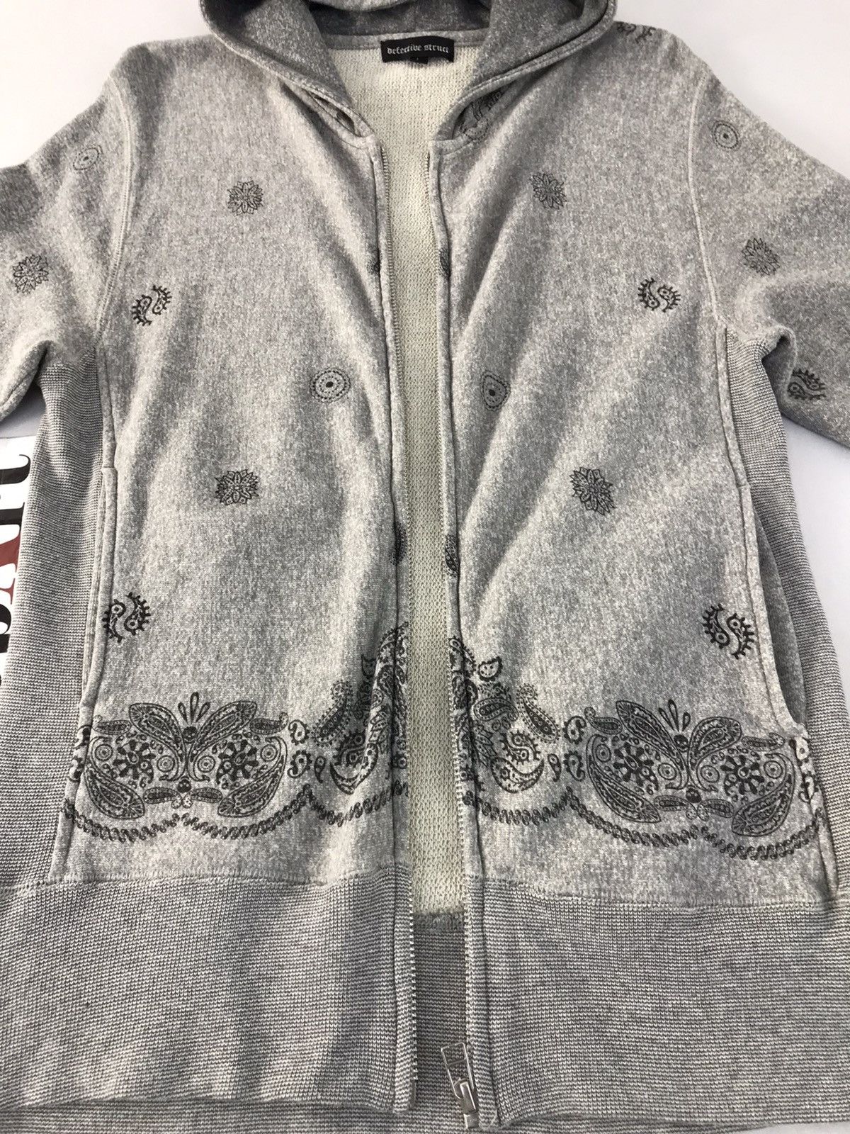 Japanese Brand Vtg Sweater Defectibe Struct Hoodie Paisley Art Zipper Style Size US S / EU 44-46 / 1 - 6 Thumbnail