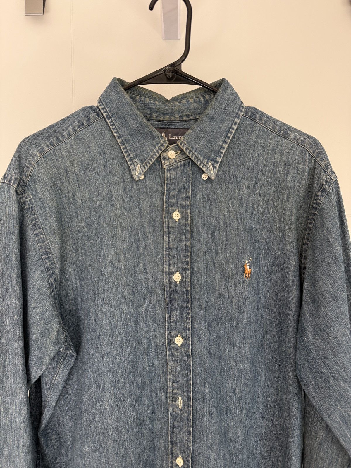Polo Ralph Lauren Denim Button Up Size US L / EU 52-54 / 3 - 3 Thumbnail