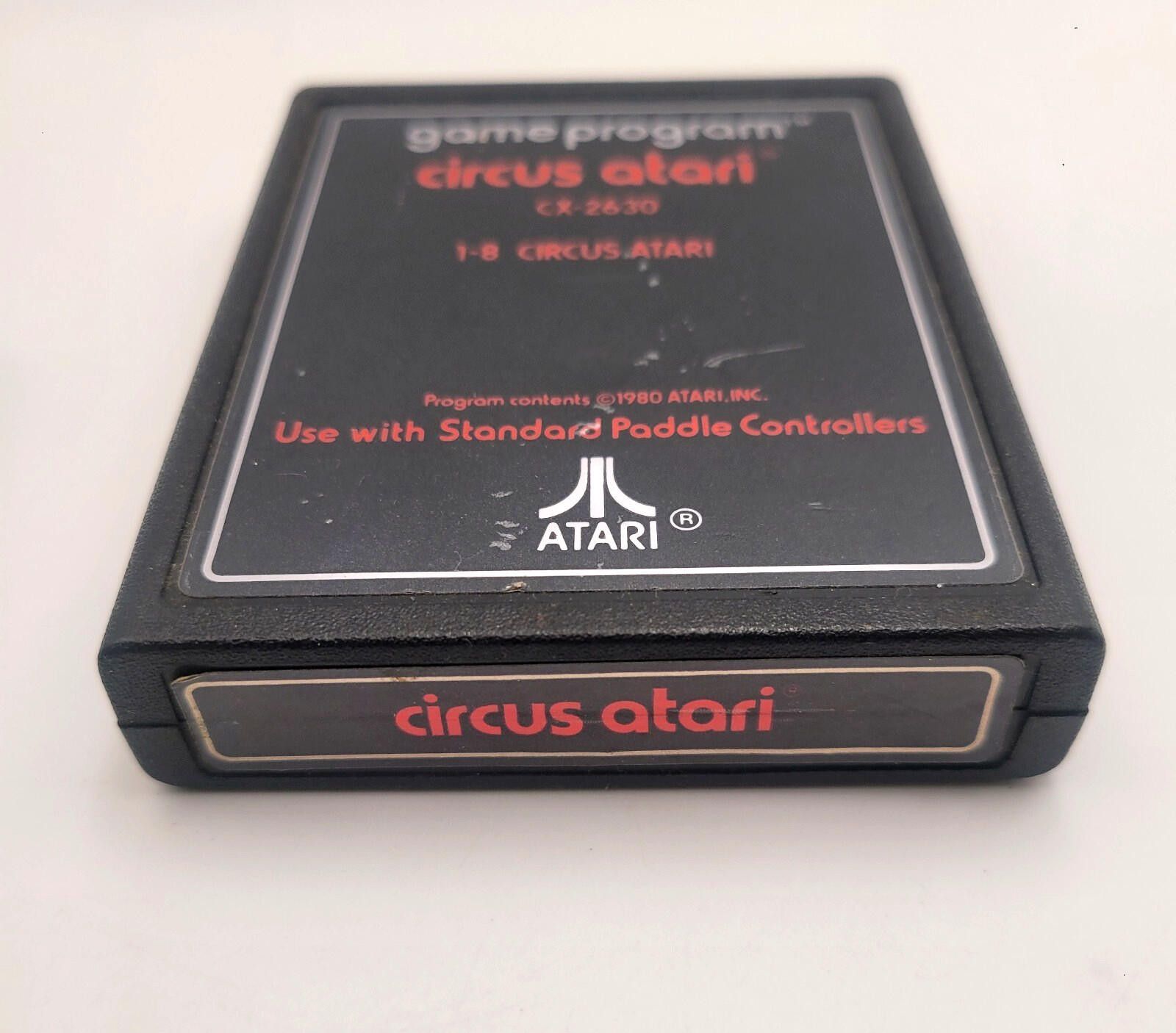 Other Circus Atari ATARI 2600 Game Cart Text Label CX-2630 Size ONE SIZE - 2 Thumbnail