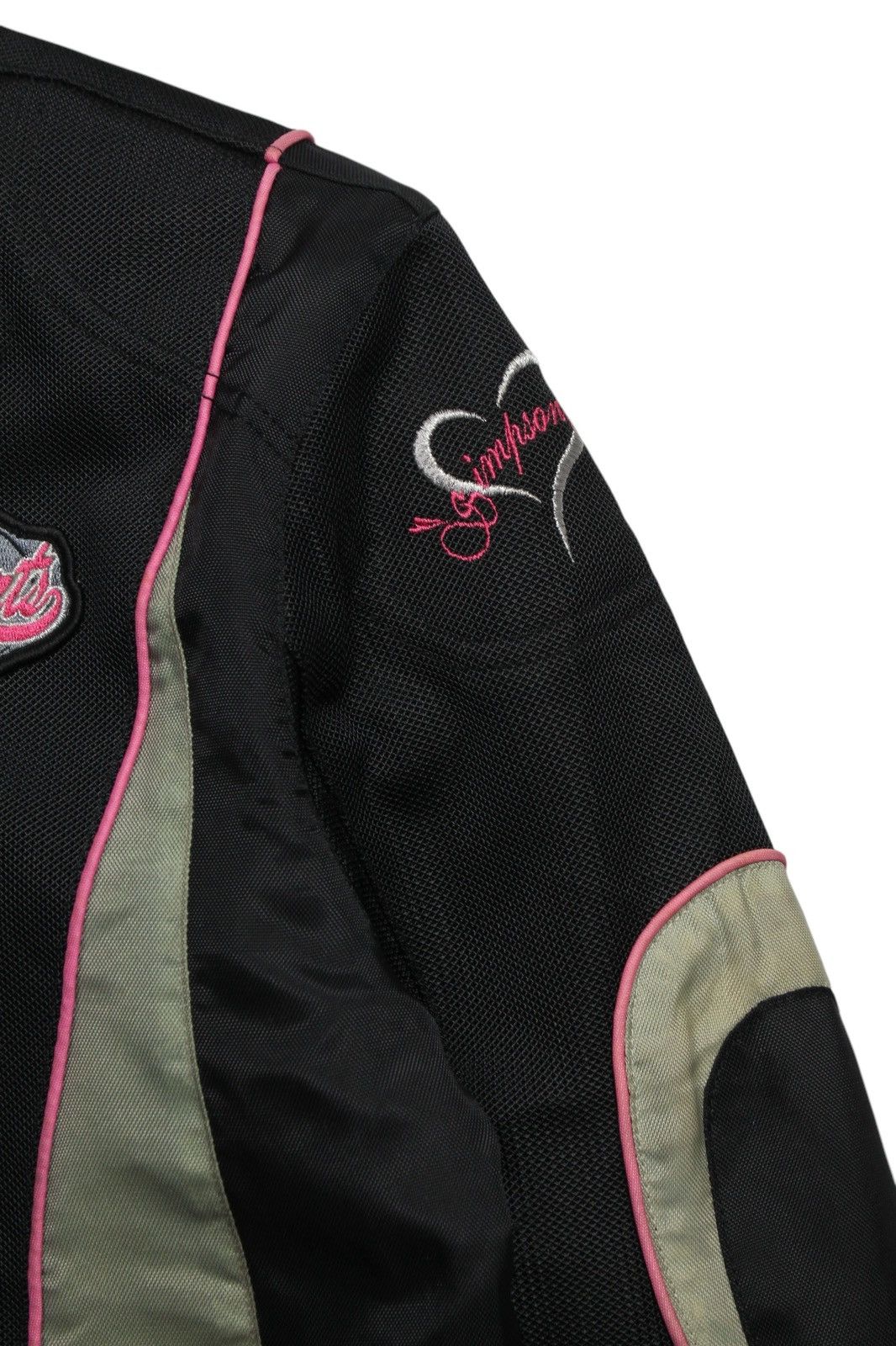 Vintage 2000S SIMPSON ANGELHEARTS LADIES PRODUCT RACING JACKET Size US L / EU 52-54 / 3 - 7 Thumbnail