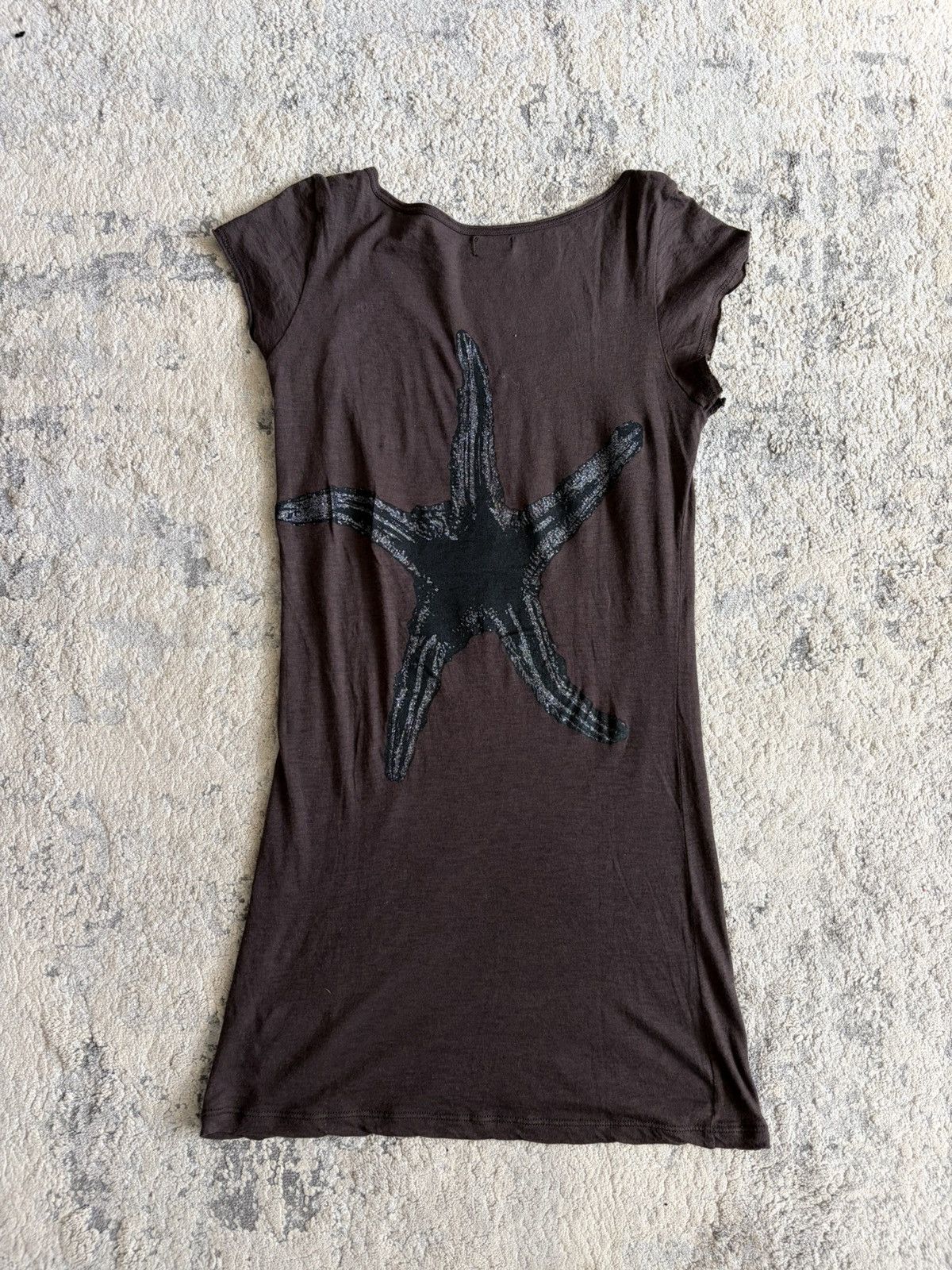 Le Grande Bleu (L.G.B.) Nude Starfish T Shirt Size XS / US 0-2 / IT 36-38 - 3 Thumbnail
