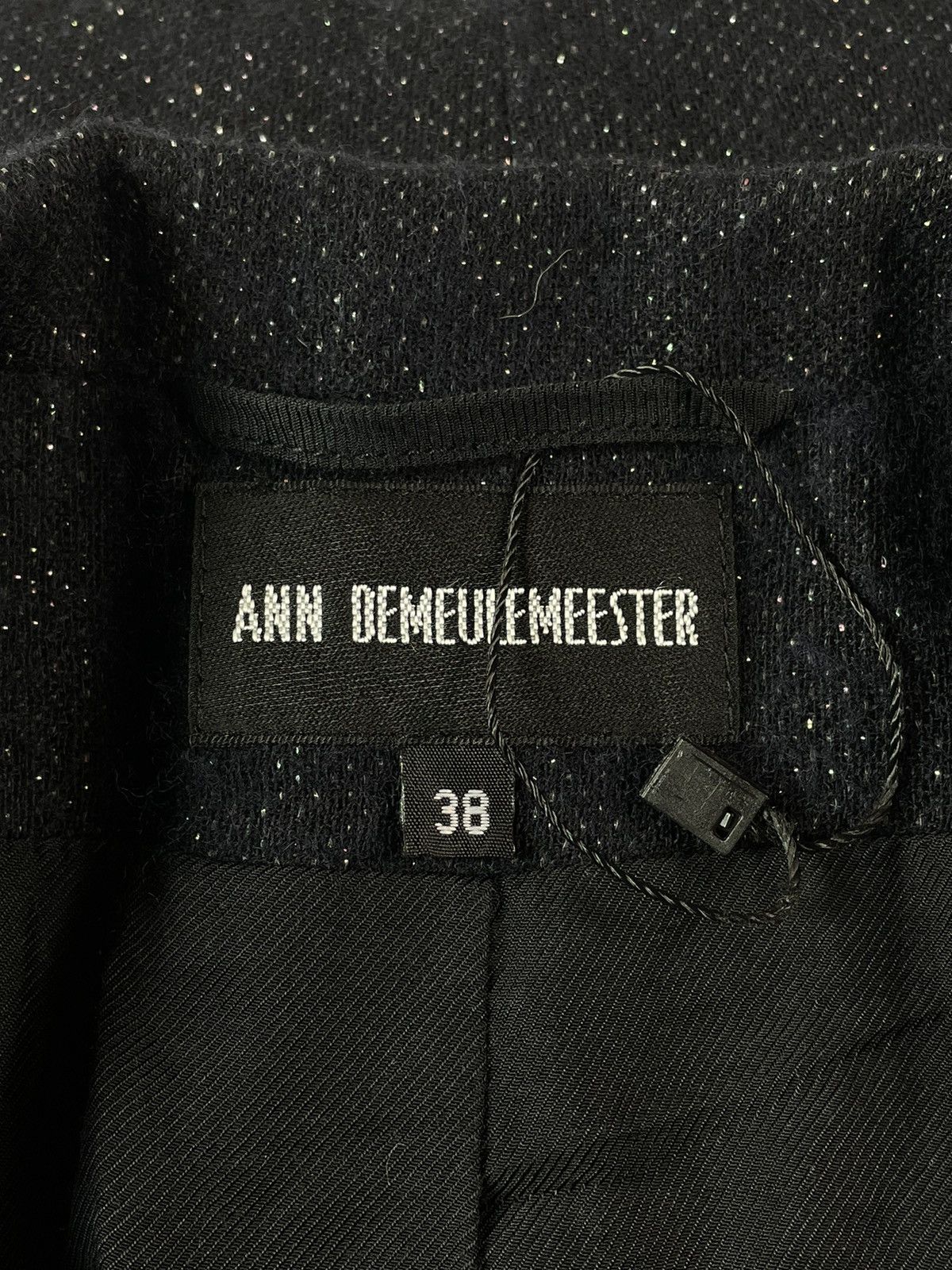 Ann Demeulemeester Ann Demeulemeester Shiny Polka Dot Blazer & Wide Pants Suit Size XS / US 0-2 / IT 36-38 - 20 Thumbnail