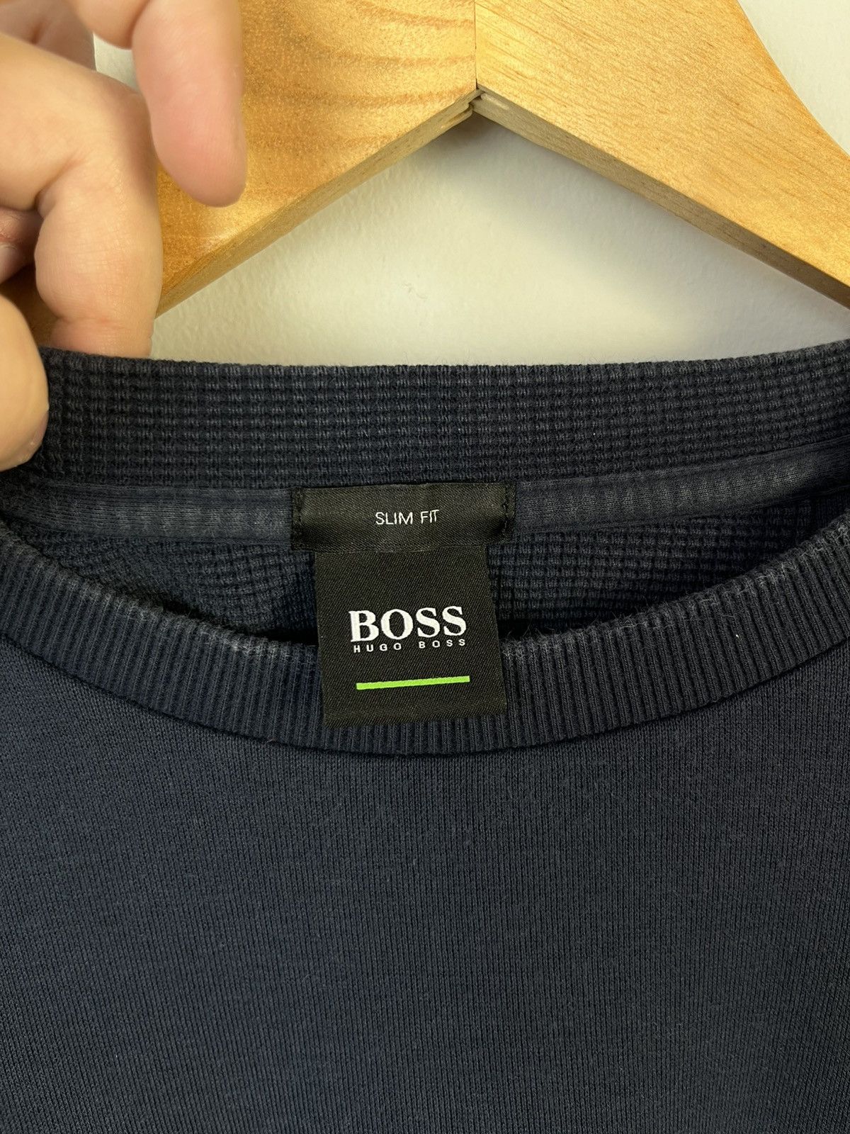 Hugo Boss Boss Hugo Boss Big Logo Cotton Sweatshirt Slim Fit Size US L / EU 52-54 / 3 - 7 Thumbnail
