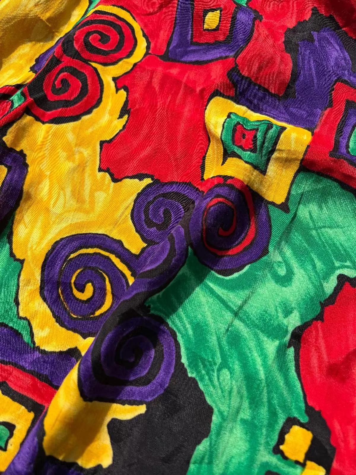 Other 80s/90s Abstract Art Culottes Size 32" / US 10 / IT 46 - 4 Thumbnail