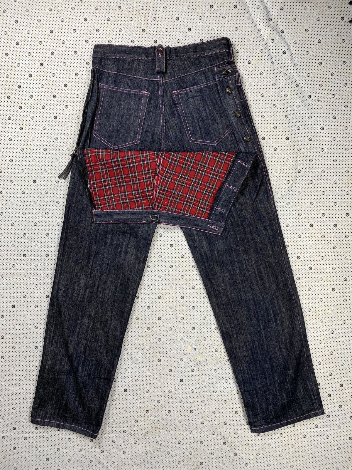 Hysteric Glamour Asymmetrical Denim By DHP2 Jeans Size US 33 - 1 Thumbnail